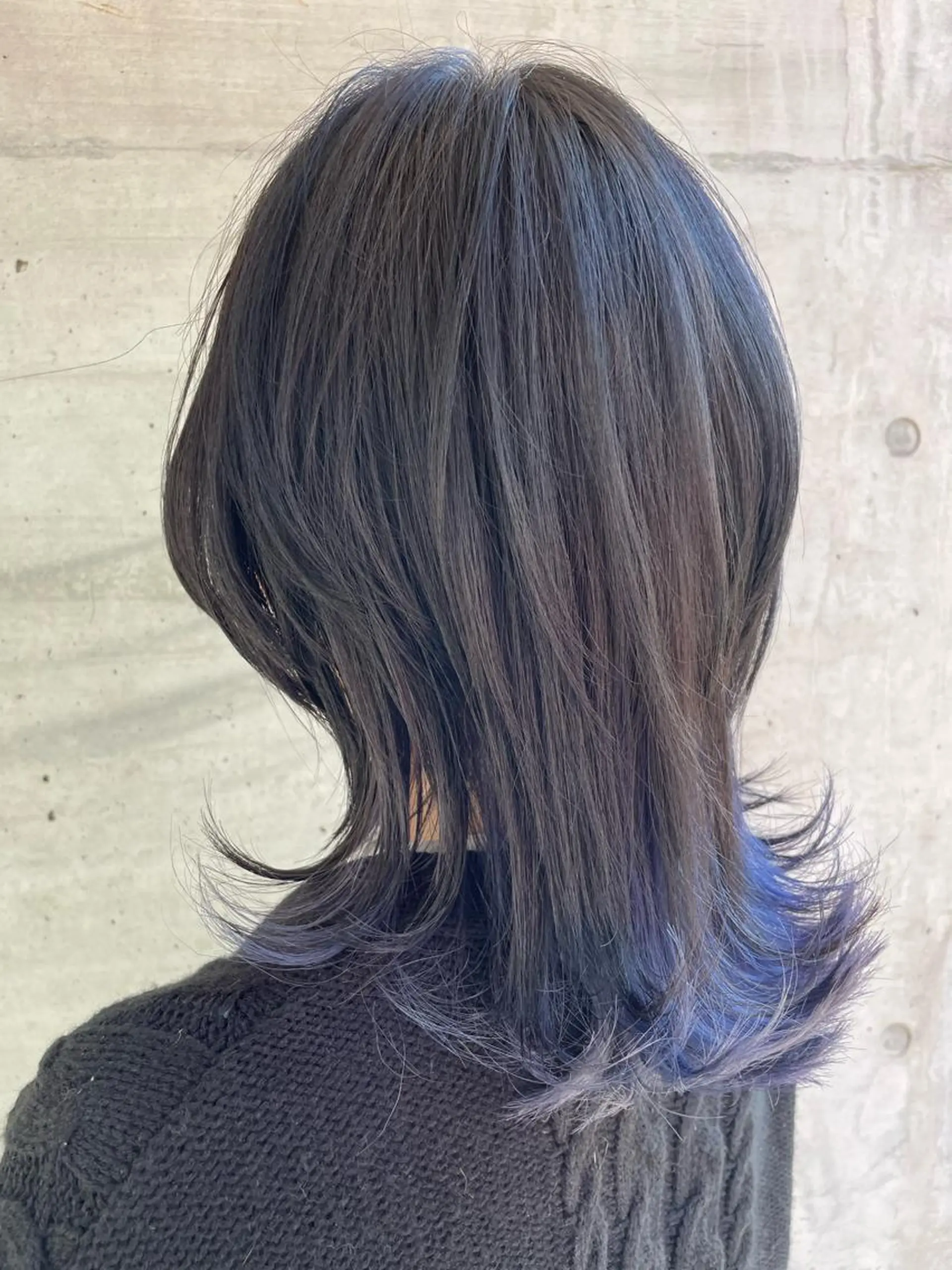 ショート カラー ウルフカット ヘアカラー ash  takasaki所属・大塚 友茉のヘアスタイル