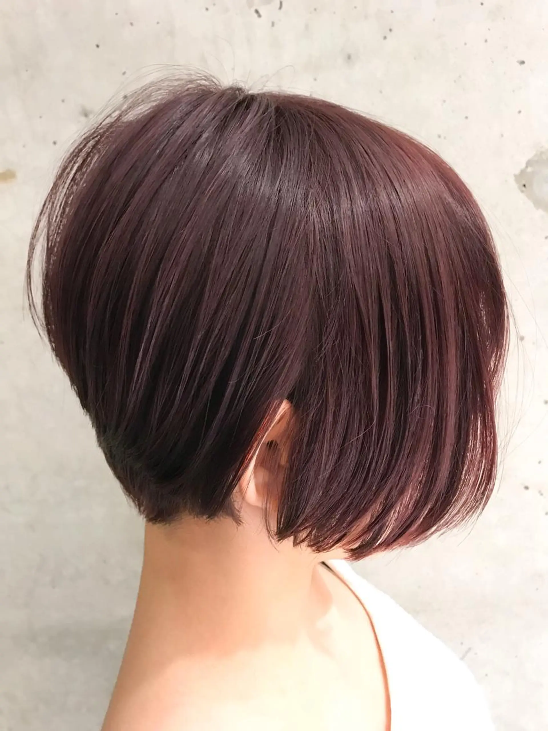 ショート カラー ヘアアレンジ ショートボブ ピンクカラー ボブ ショートヘア ヘアカラー 今井 由佳のヘアスタイル