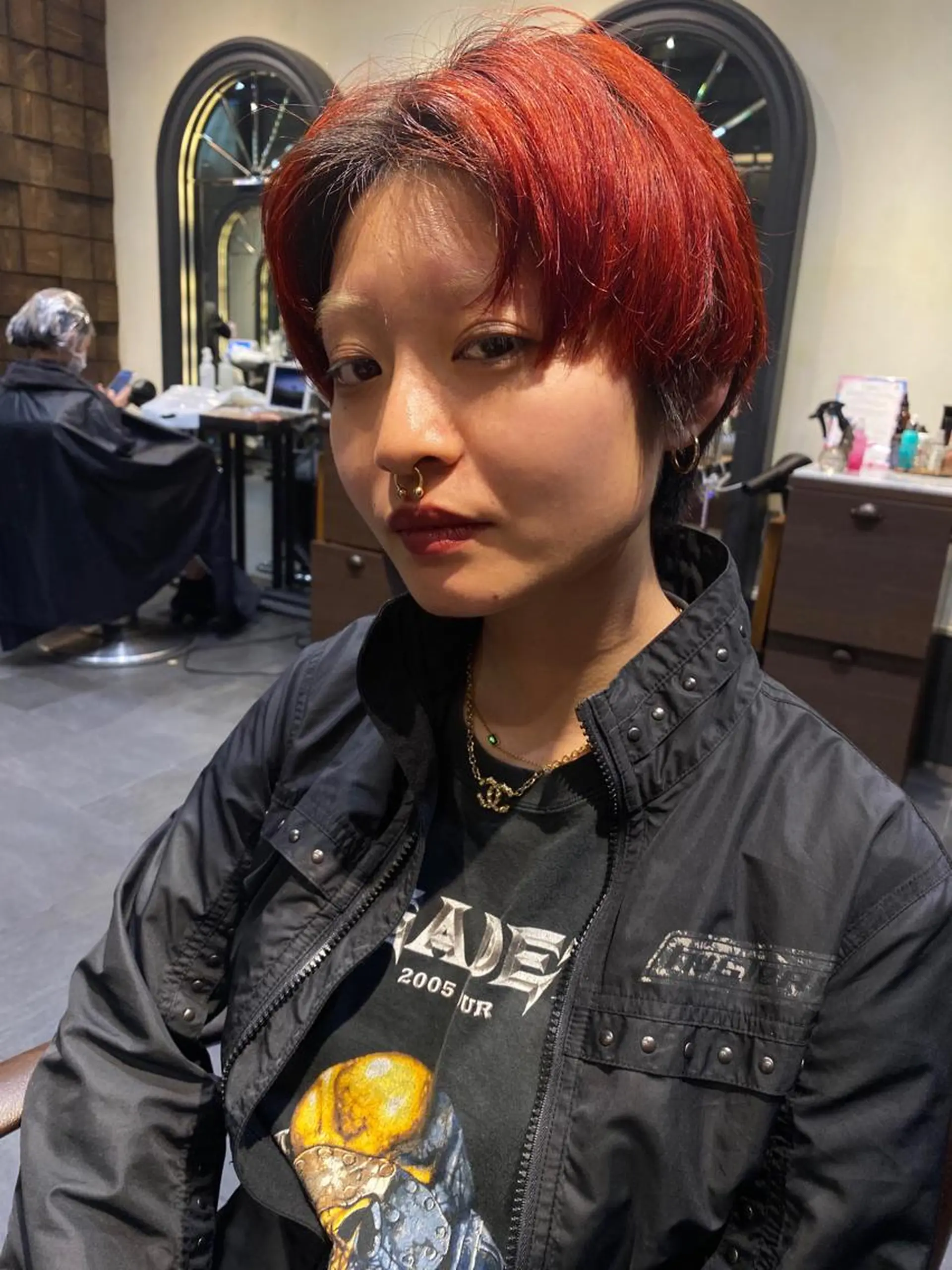ショート カラー カット ヘアカラー 銀座/MINX 宇都 愛梨/デザインカットのヘアスタイル