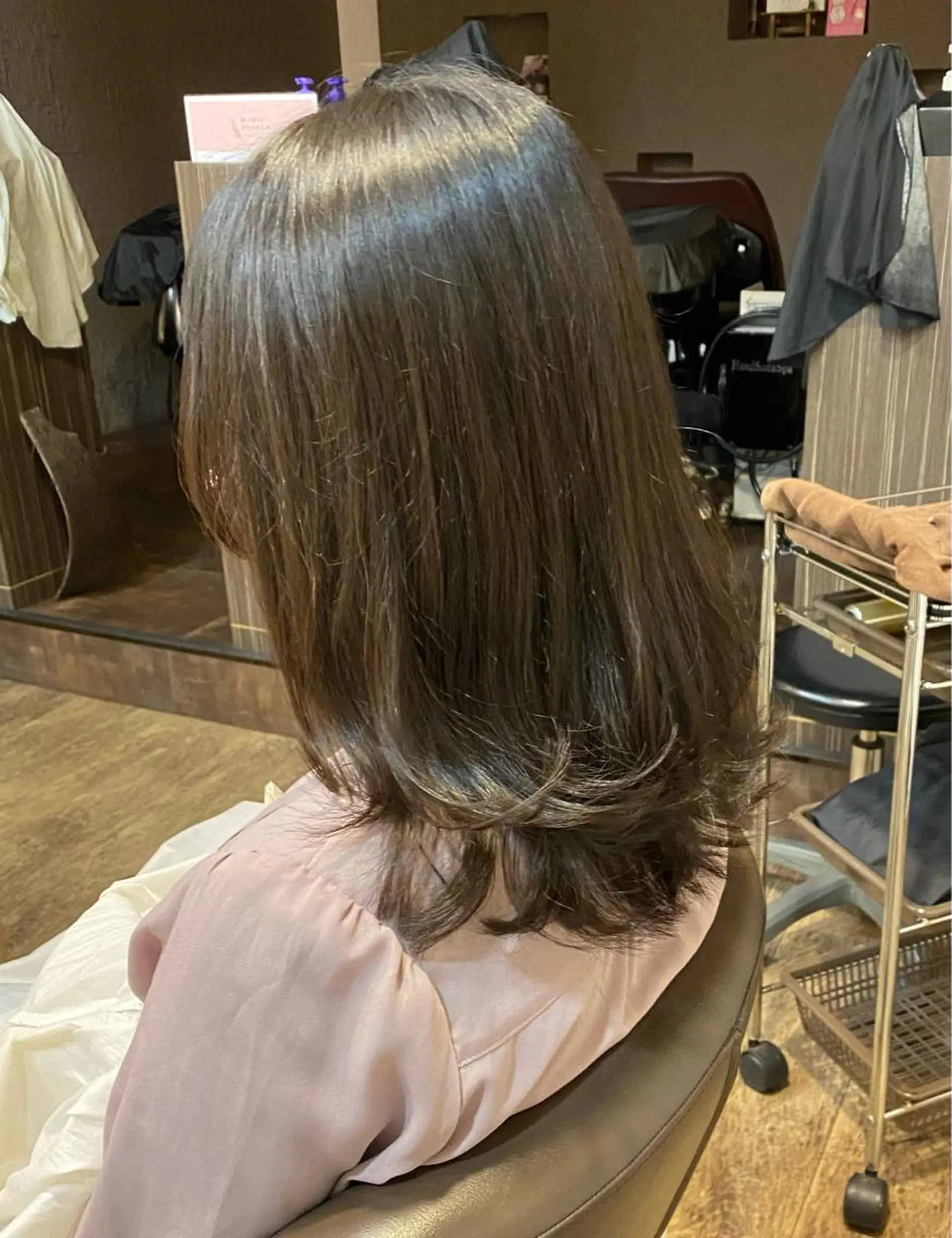 ロング レイヤーカット ロング 長嶋 花梨のヘアスタイル