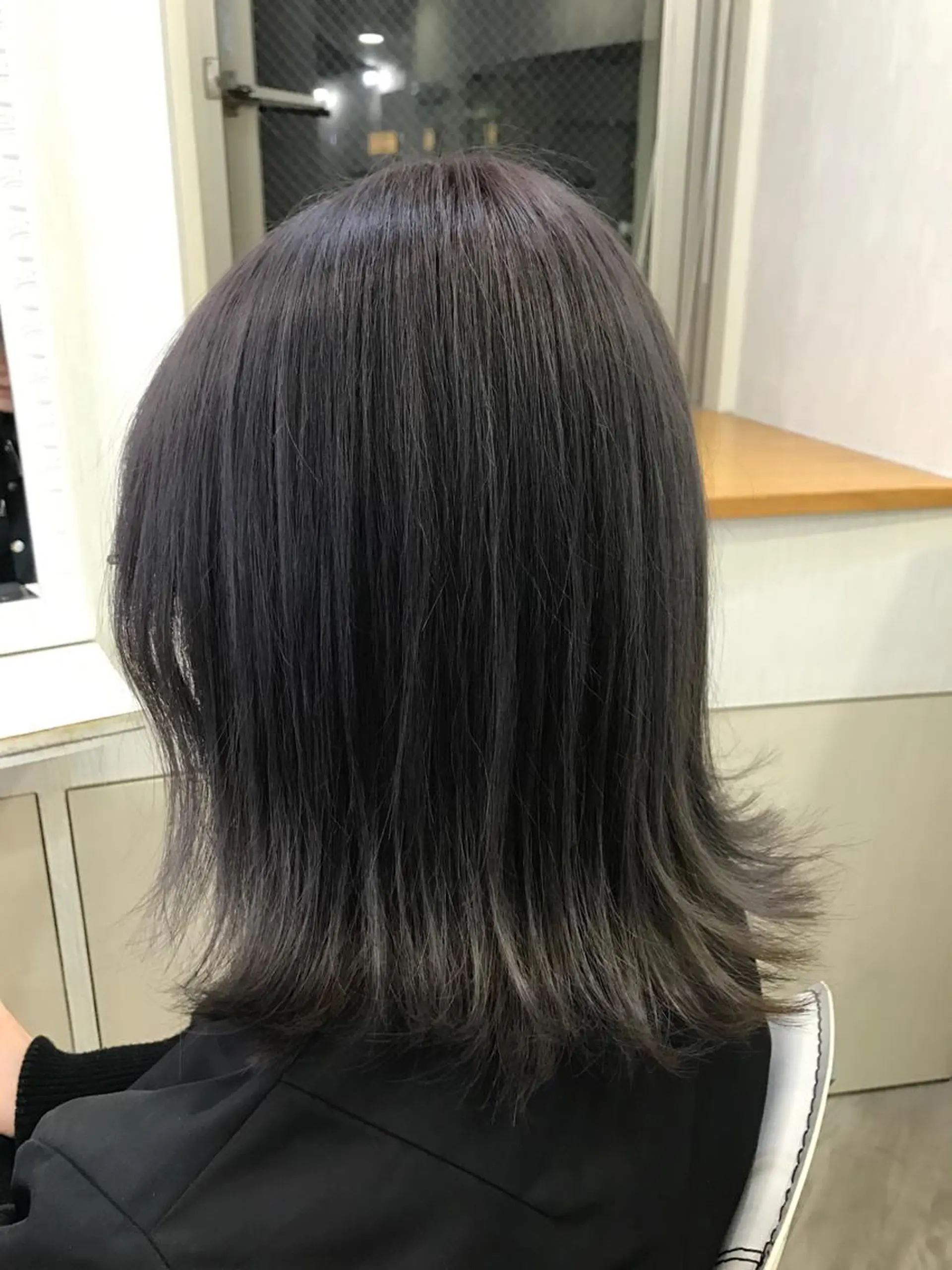 ミディアム カラー 前髪カット無料🎉 髪質改善✨影山湧市のヘアスタイル