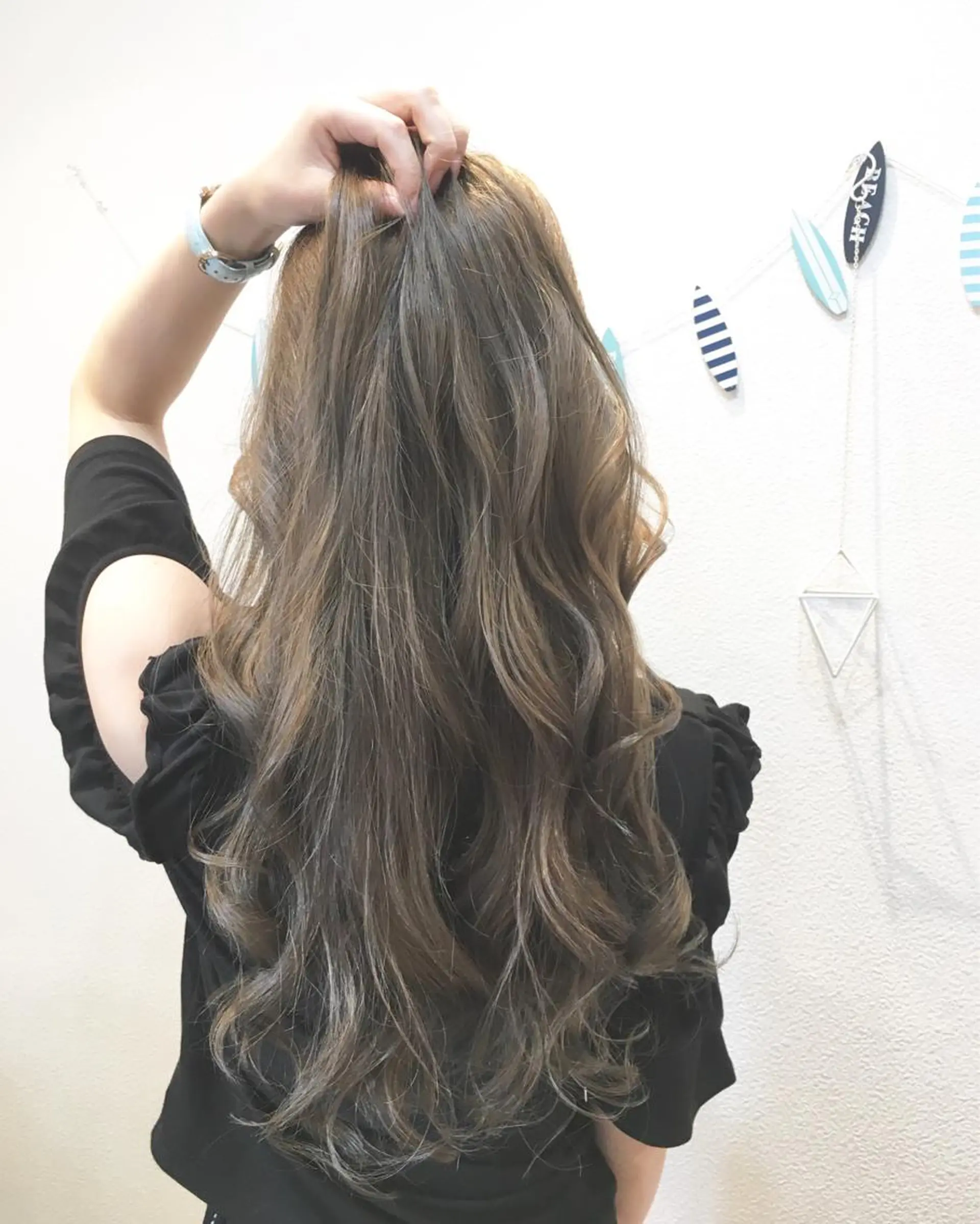 ロング カラー ショート、ボブ シマダマサトのヘアスタイル