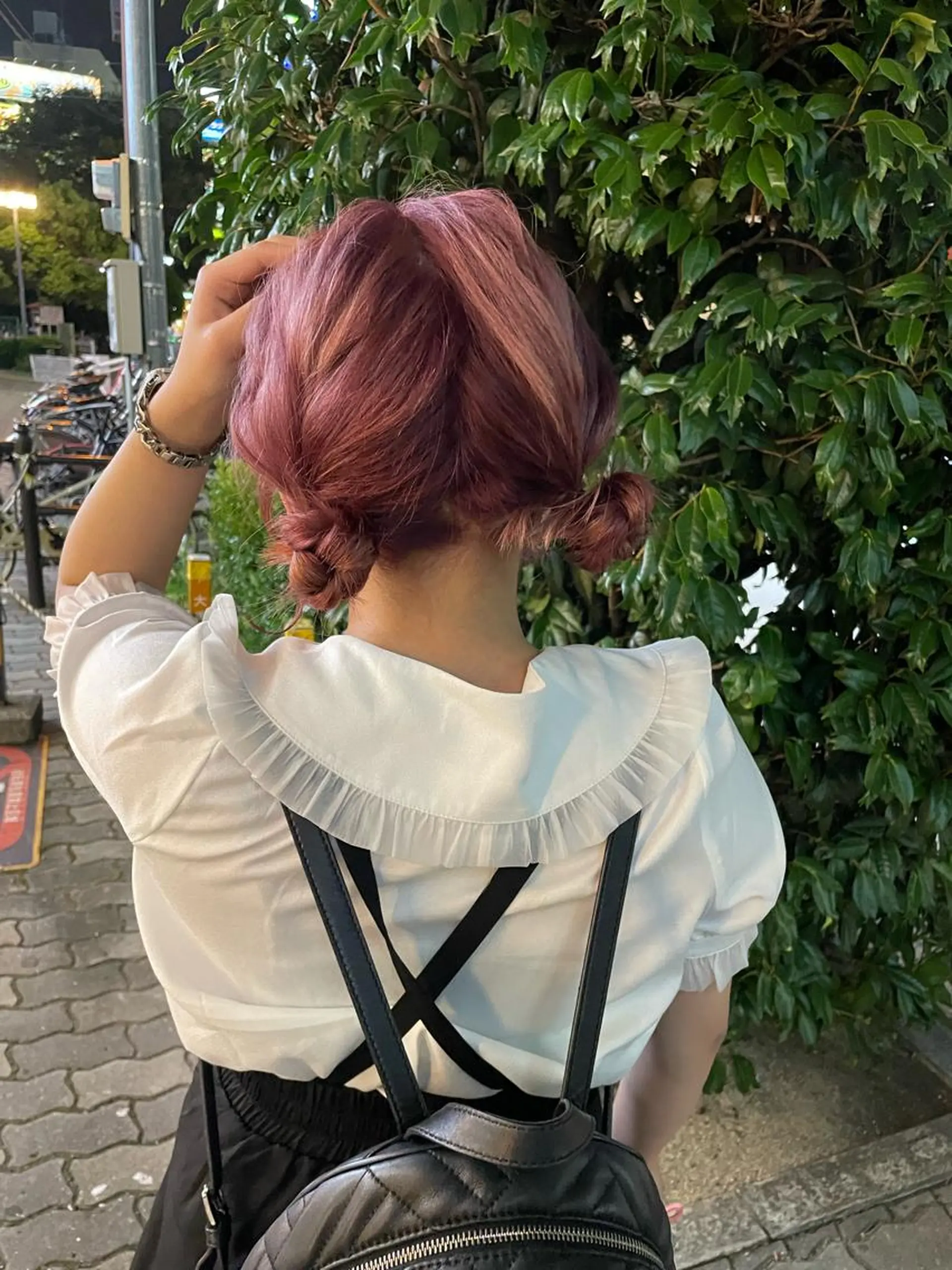 セミロング yohaku misakiのヘアスタイル
