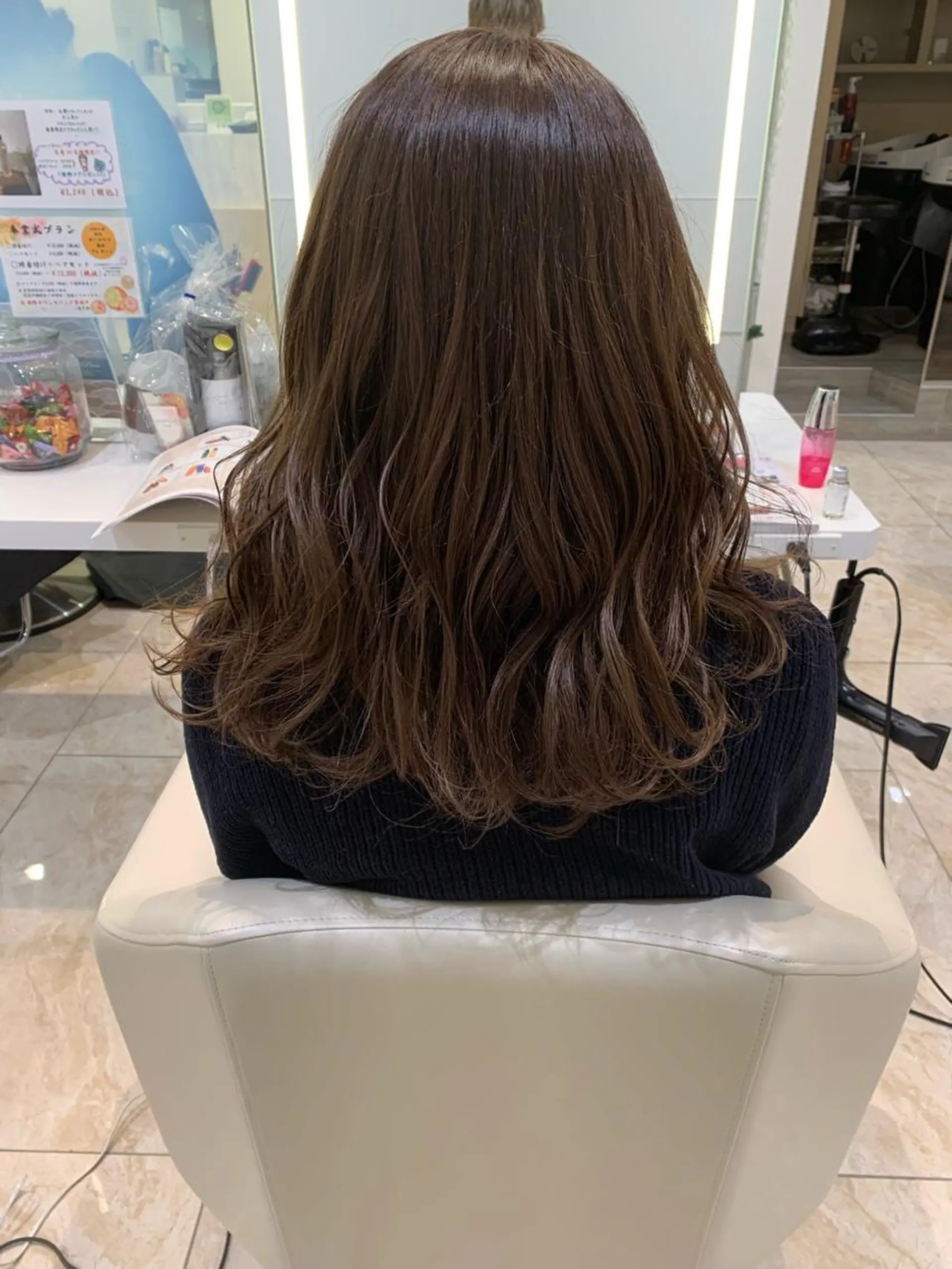 セミロング カラー ケンジアネッタ Men'sのヘアスタイル