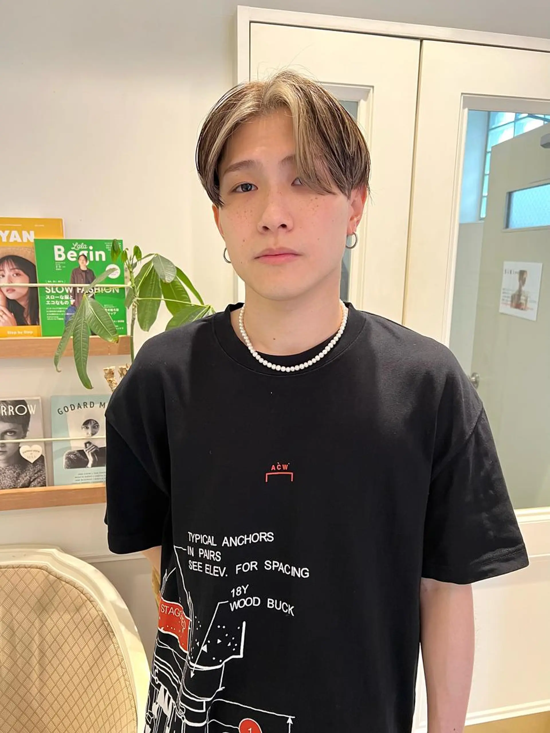 ショート タナカ レイのヘアスタイル