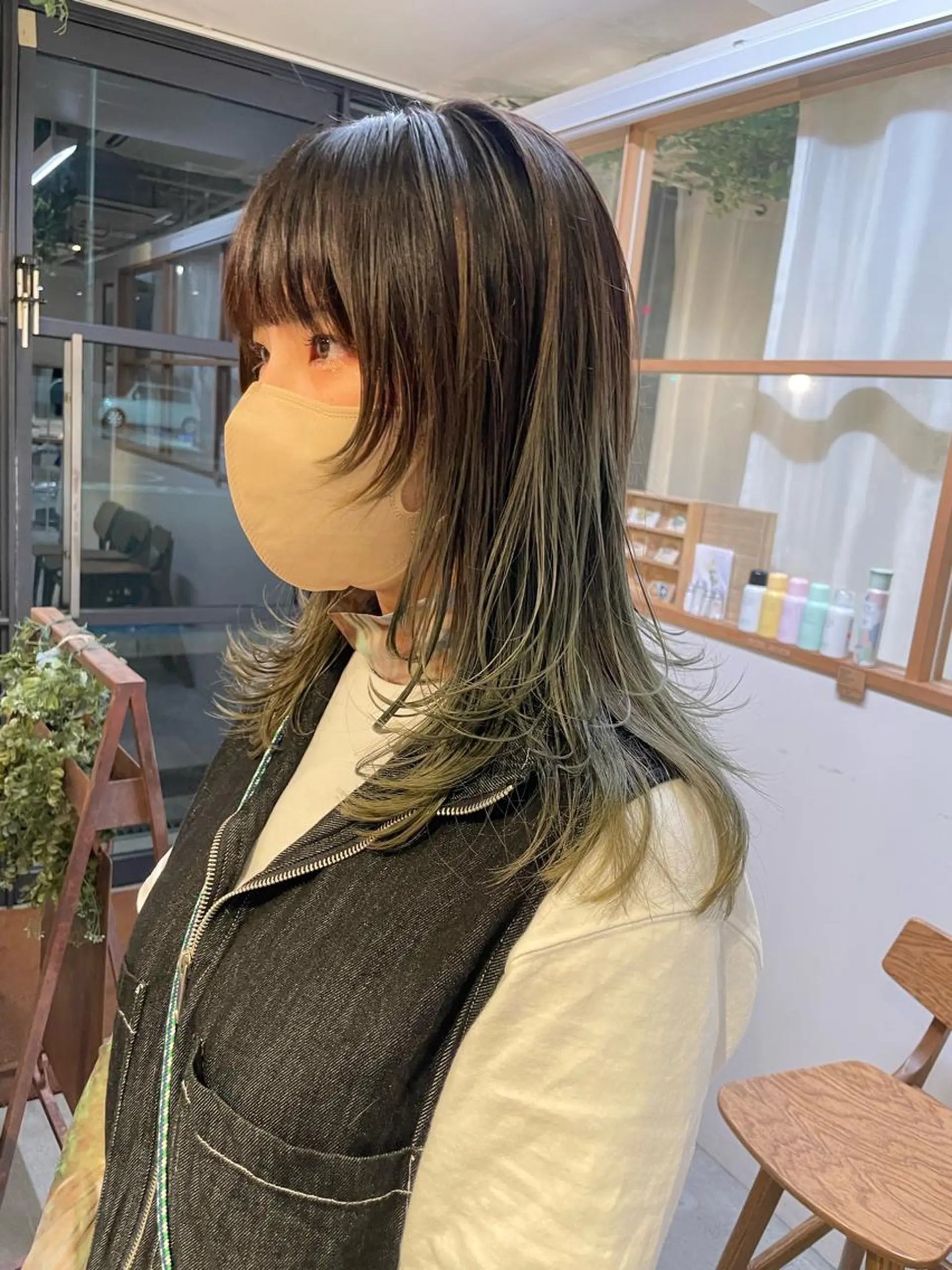 ロング レイヤーカット カット MASHU　浦部 芳果のヘアスタイル