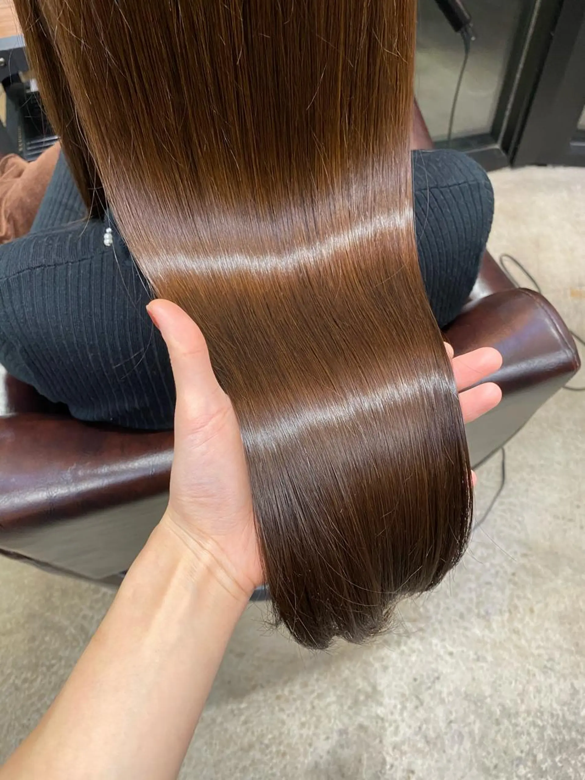 ロング ヘアカラー トリートメント youres hair 髪質改善トリートメント&ヘッドスパ　恵比寿本店【ユアーズ　ヘア】所属・✨美髪エステ✨ 佐々木みなみのヘアスタイル