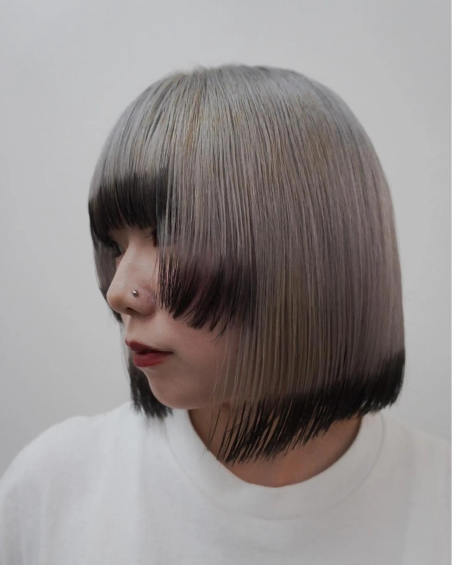 ショート カラー 黒髪 ヘアカラー トリートメント ハイトーン特化サロン 代表　中谷蓮のヘアスタイル