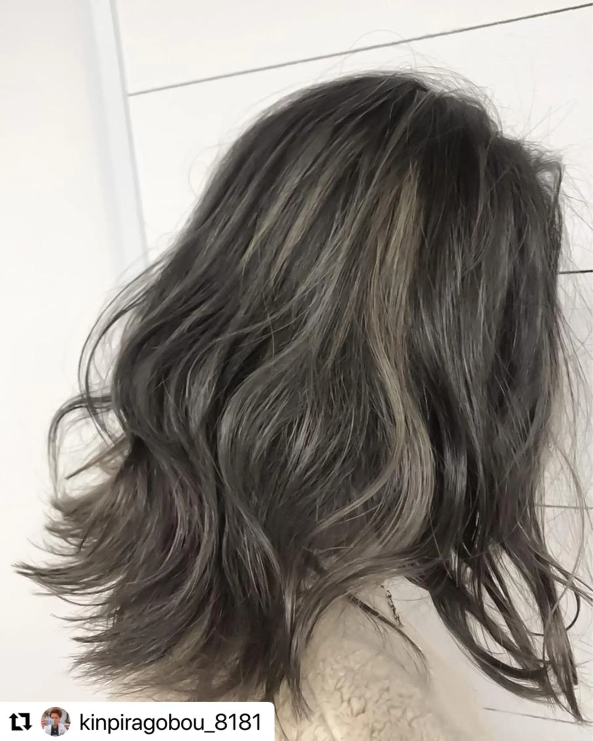 セミロング salowin 原宿店所属・髪質改善ULTOWA 縮毛矯正モリムラのヘアスタイル