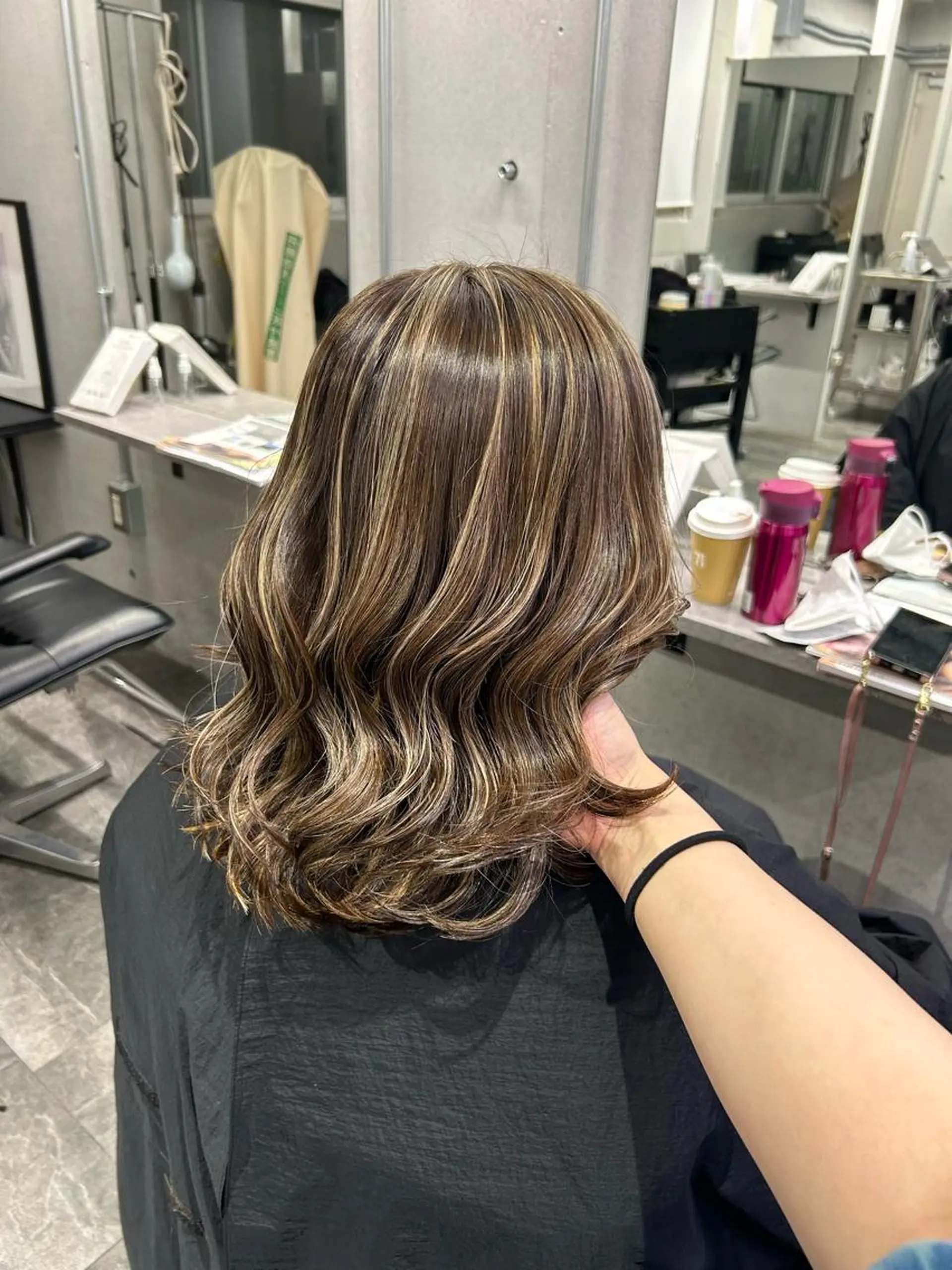 ミディアム カラー 🫧うる艶color 🩵綾🌙のヘアスタイル