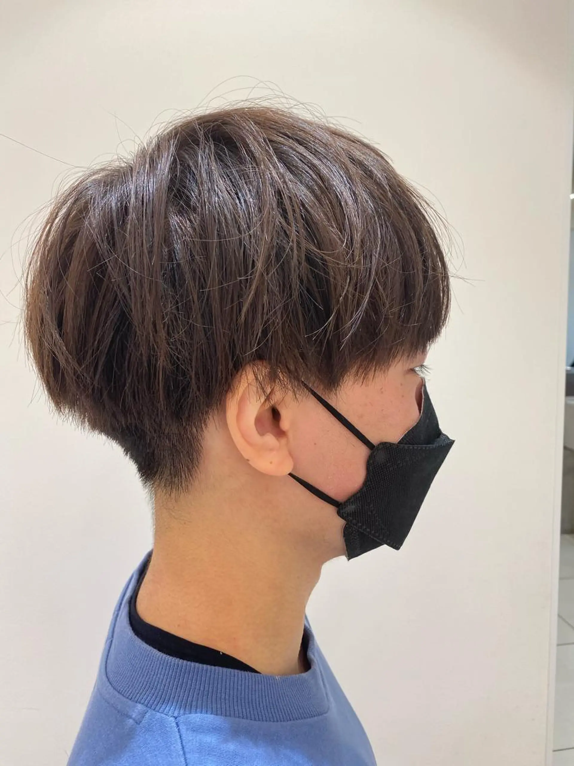 メンズ プレイングカラー🤍 細めハイライトのヘアスタイル