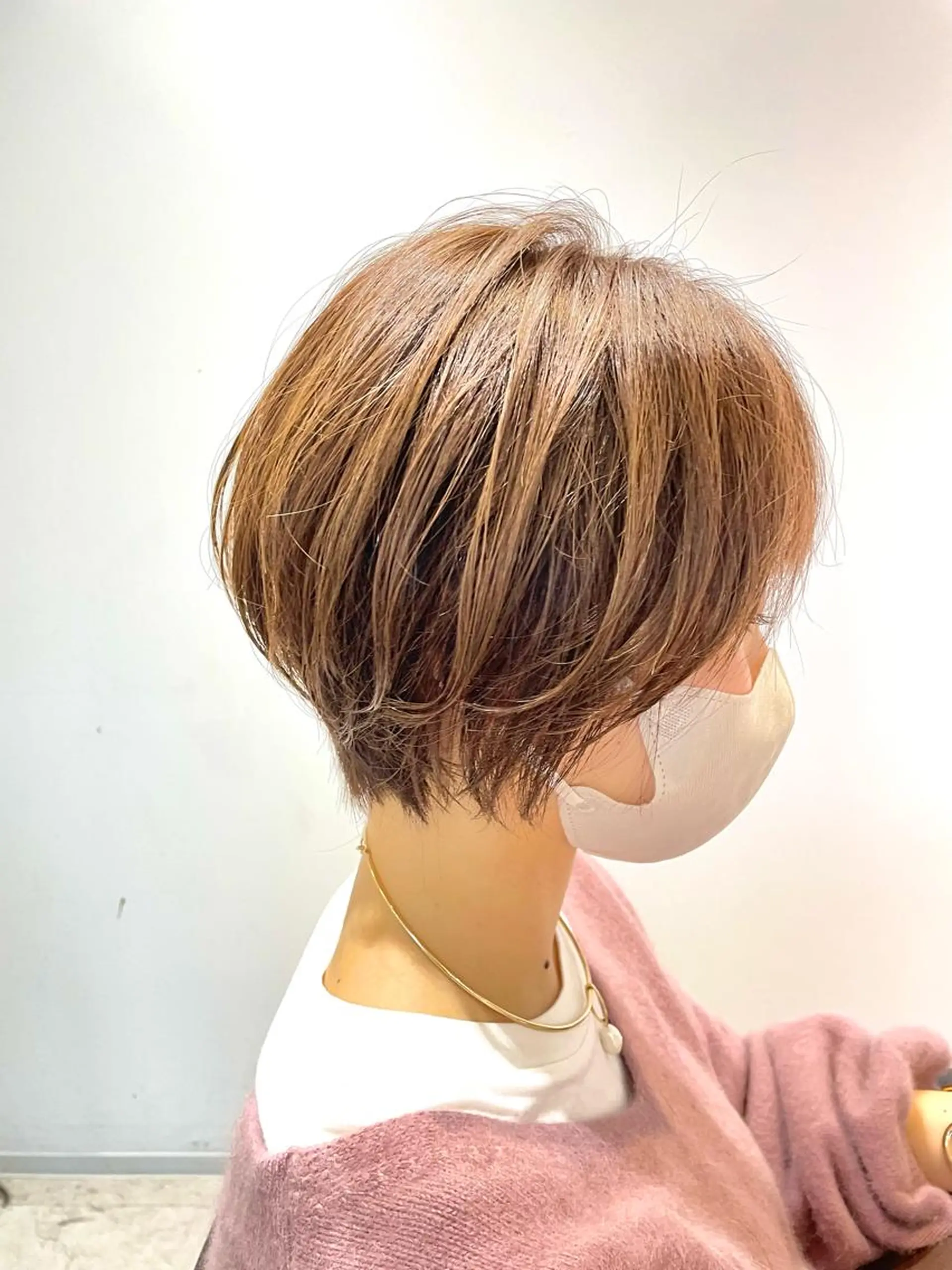 ショート カット トリートメント ウサミ/透明感カラー レイヤーカット🌈のヘアスタイル