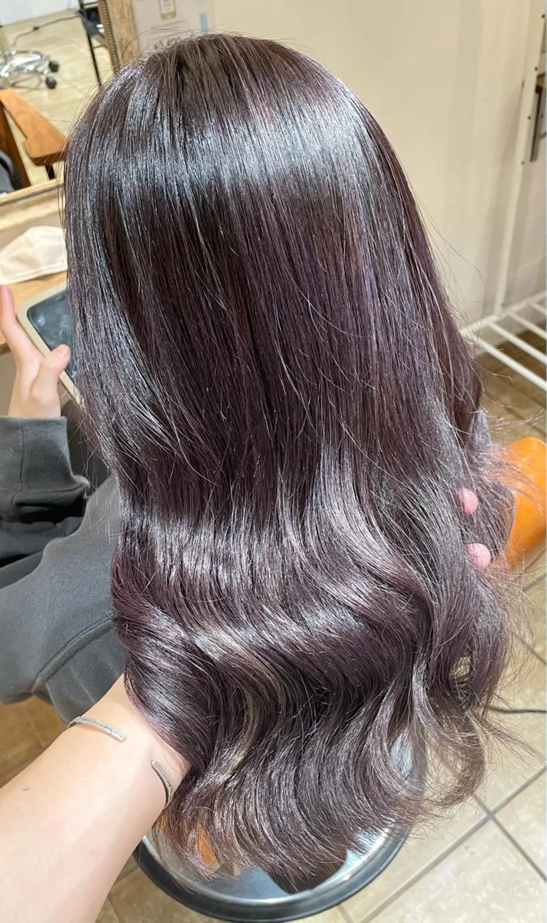 セミロング 渋谷 ミモザワークス タニグチヨシユキのヘアスタイル