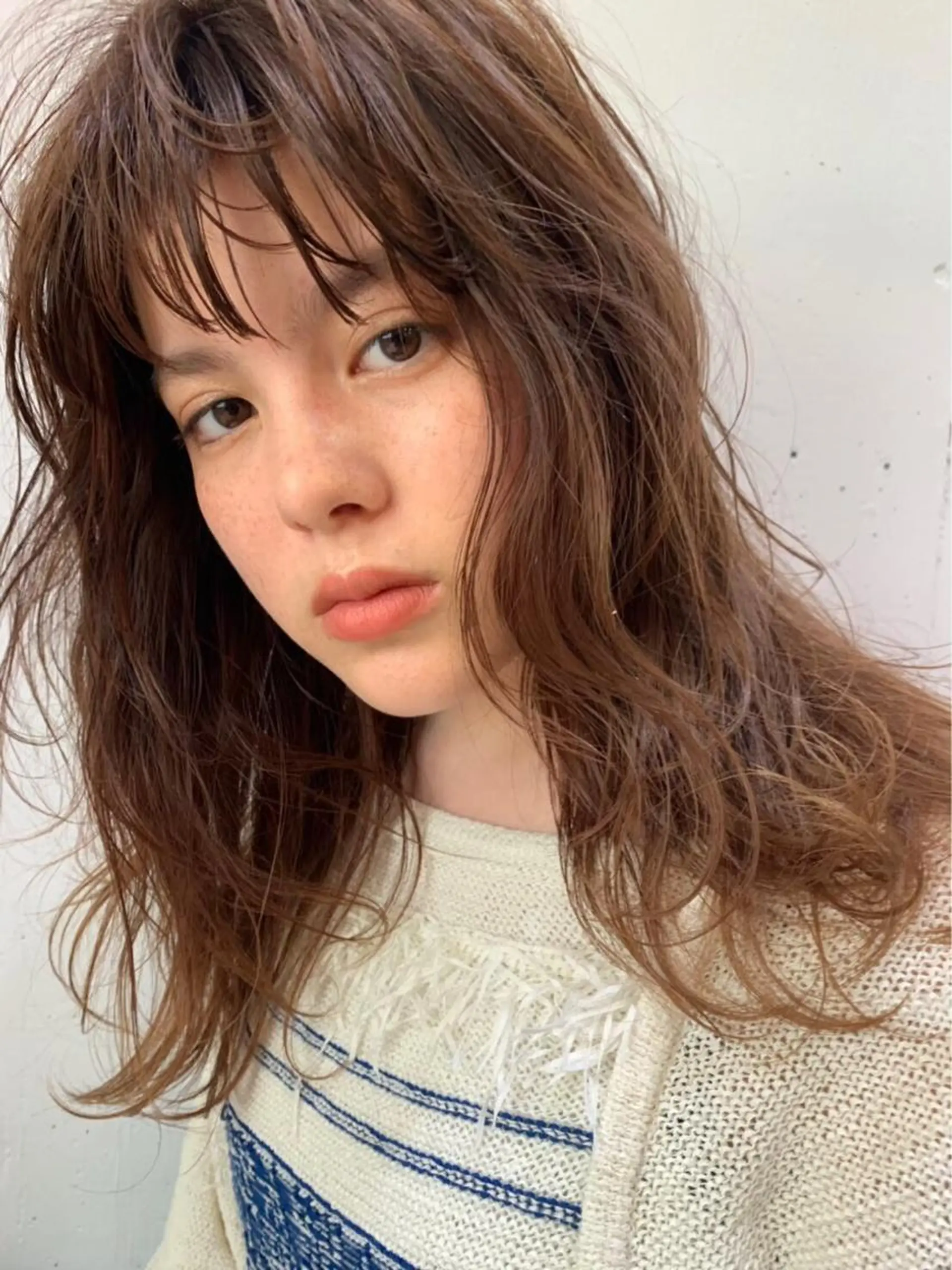 ロング カラー ヘアアレンジ カット ヘアカラー トリートメント 土屋 愛海のヘアスタイル