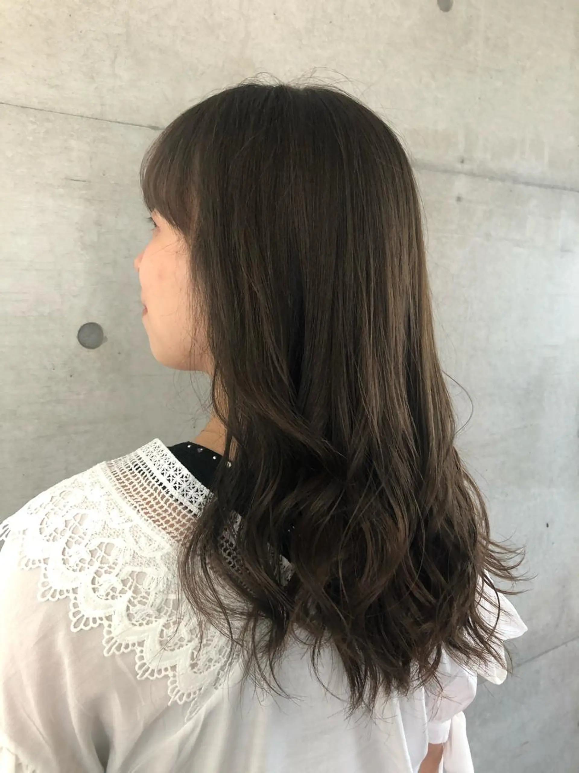 ロング カラー ヘアカラー nagisa /縮毛矯正のヘアスタイル