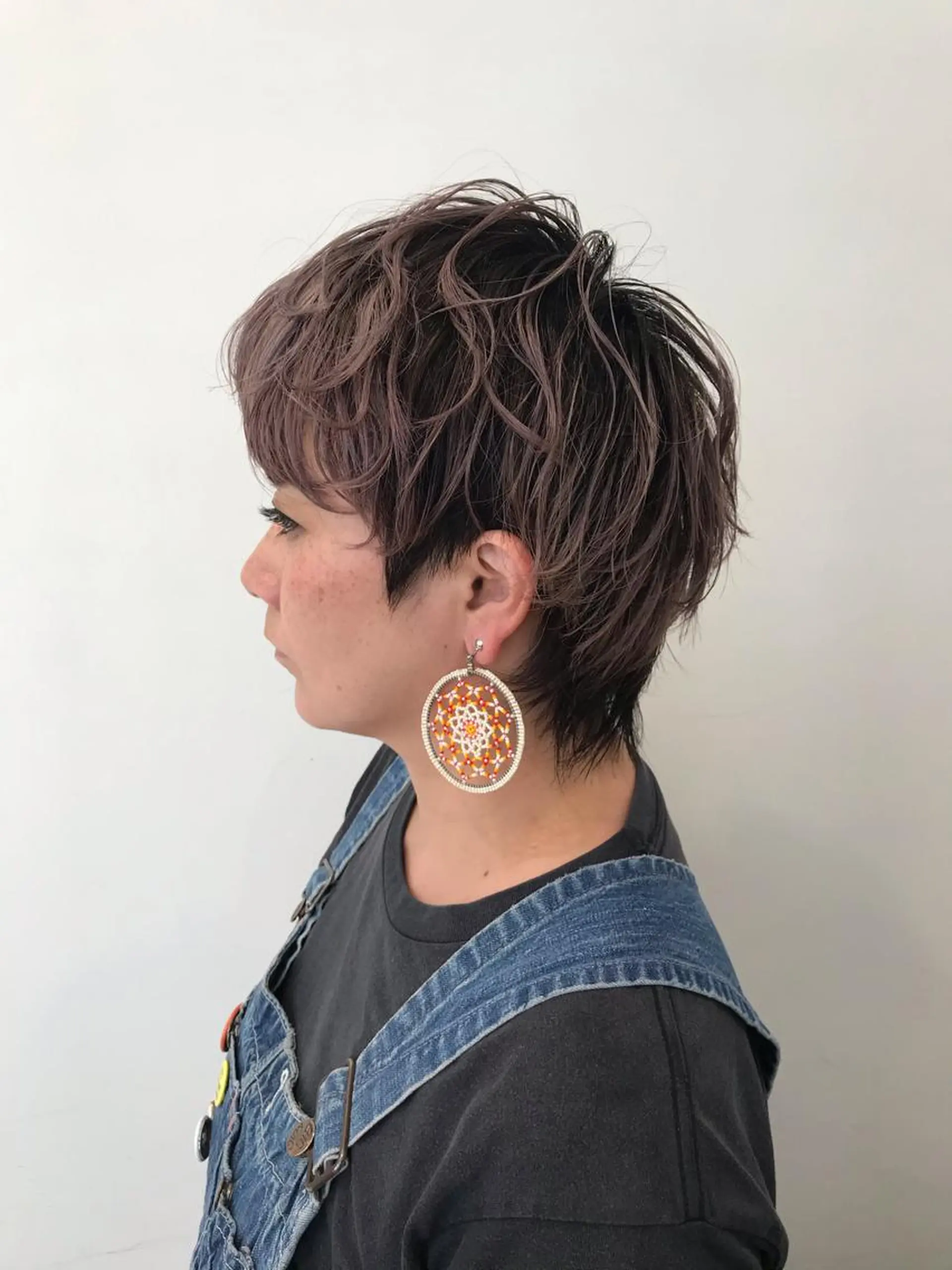 ショート ウルフカット PEWL所属・クロスパーマ松永裕久 似合わせカットのヘアスタイル