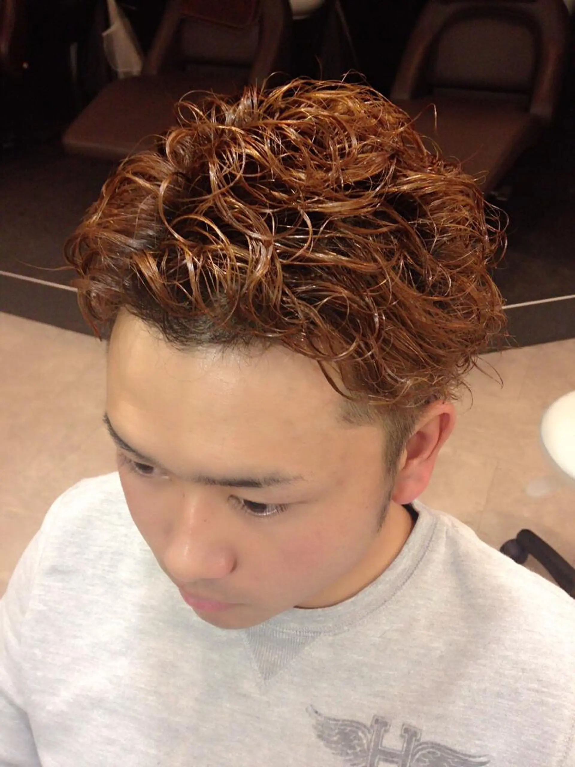 パーマ メンズ メンズブリーチ メンズパーマ カット ヘアカラー パーマ 名駅Private Salon　Noaのヘアスタイル