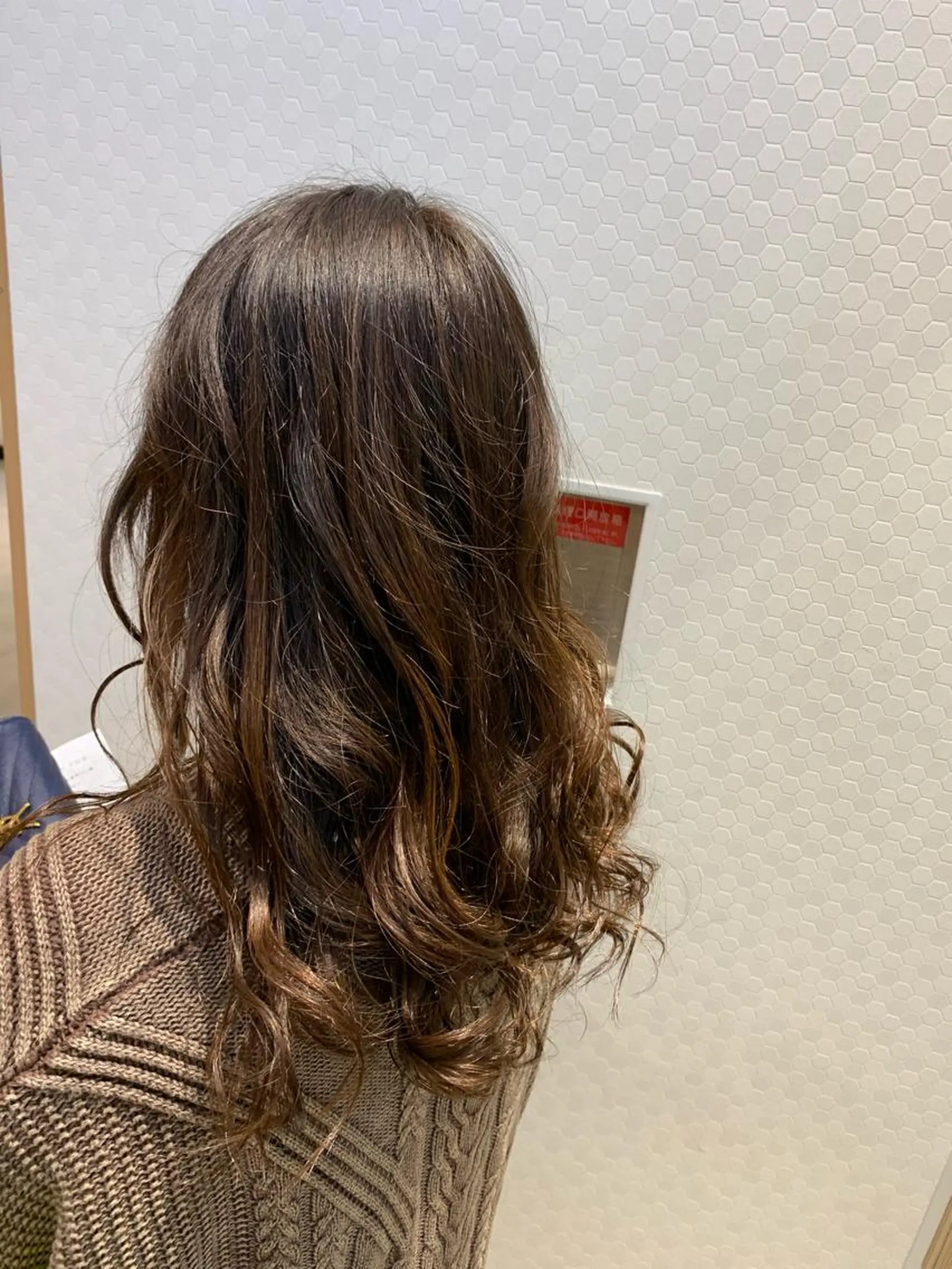 セミロング カラー 大橋 一智のヘアスタイル