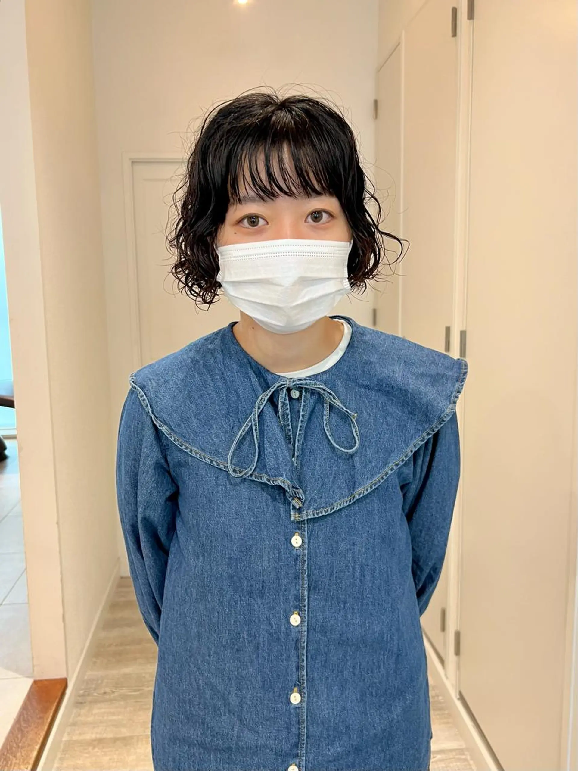 ショート パーマ 店長　ショート& パーマ　坂本のヘアスタイル
