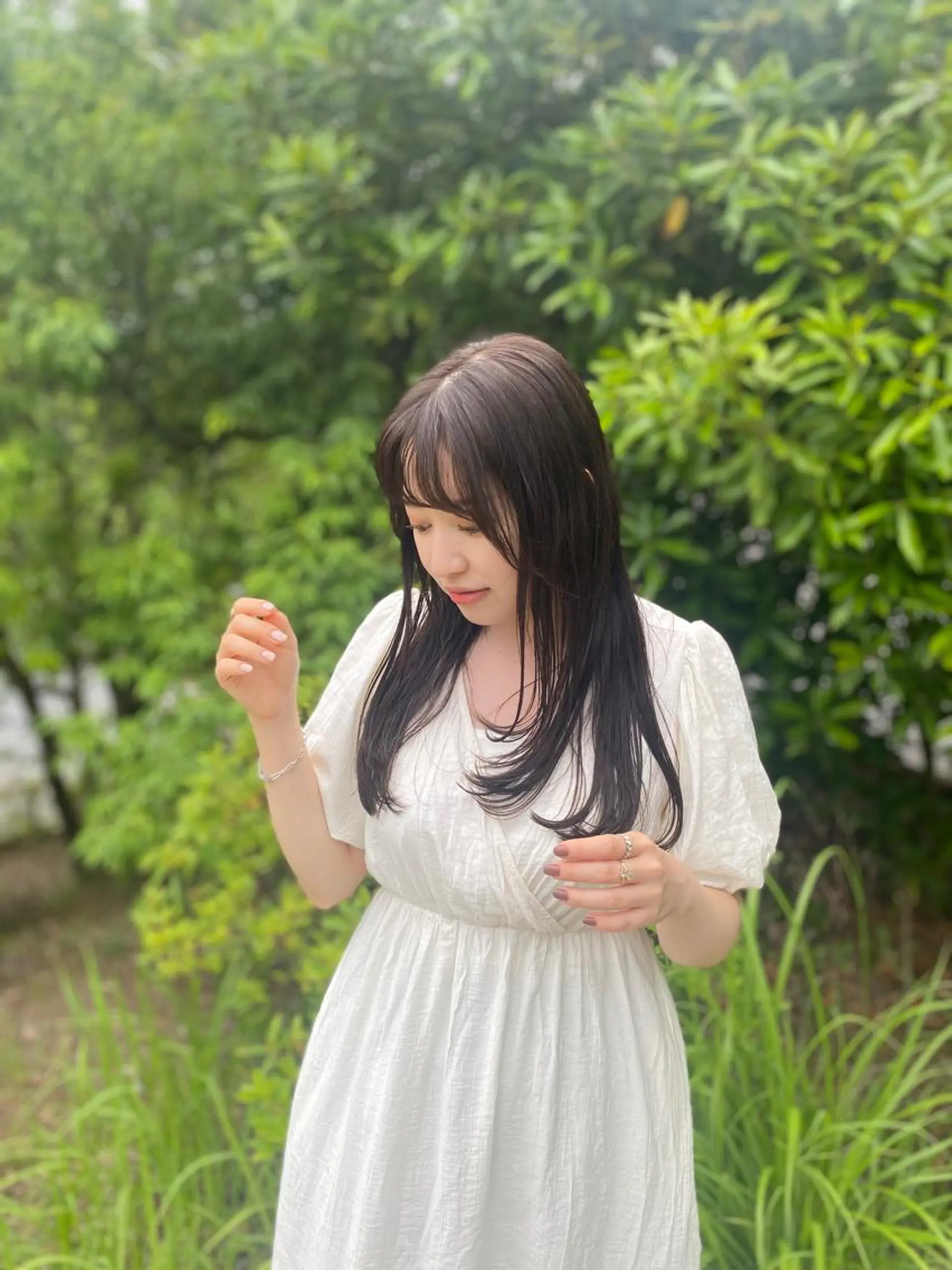 ロング ‎‪🩰 艶髪ト レンド しおり🔅のヘアスタイル