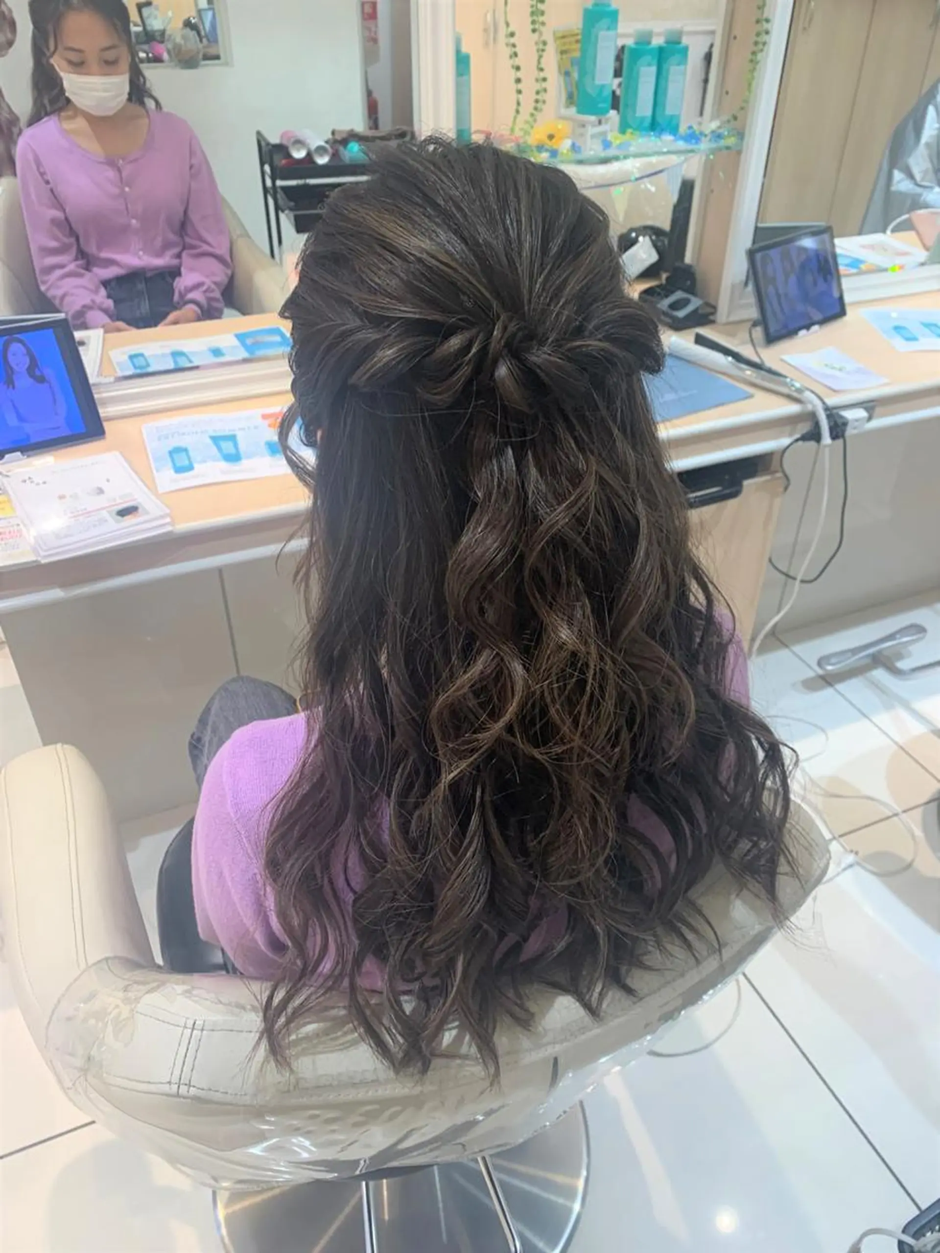 ロング ヘアアレンジ ヘアセット 宮永 璃沙のヘアスタイル