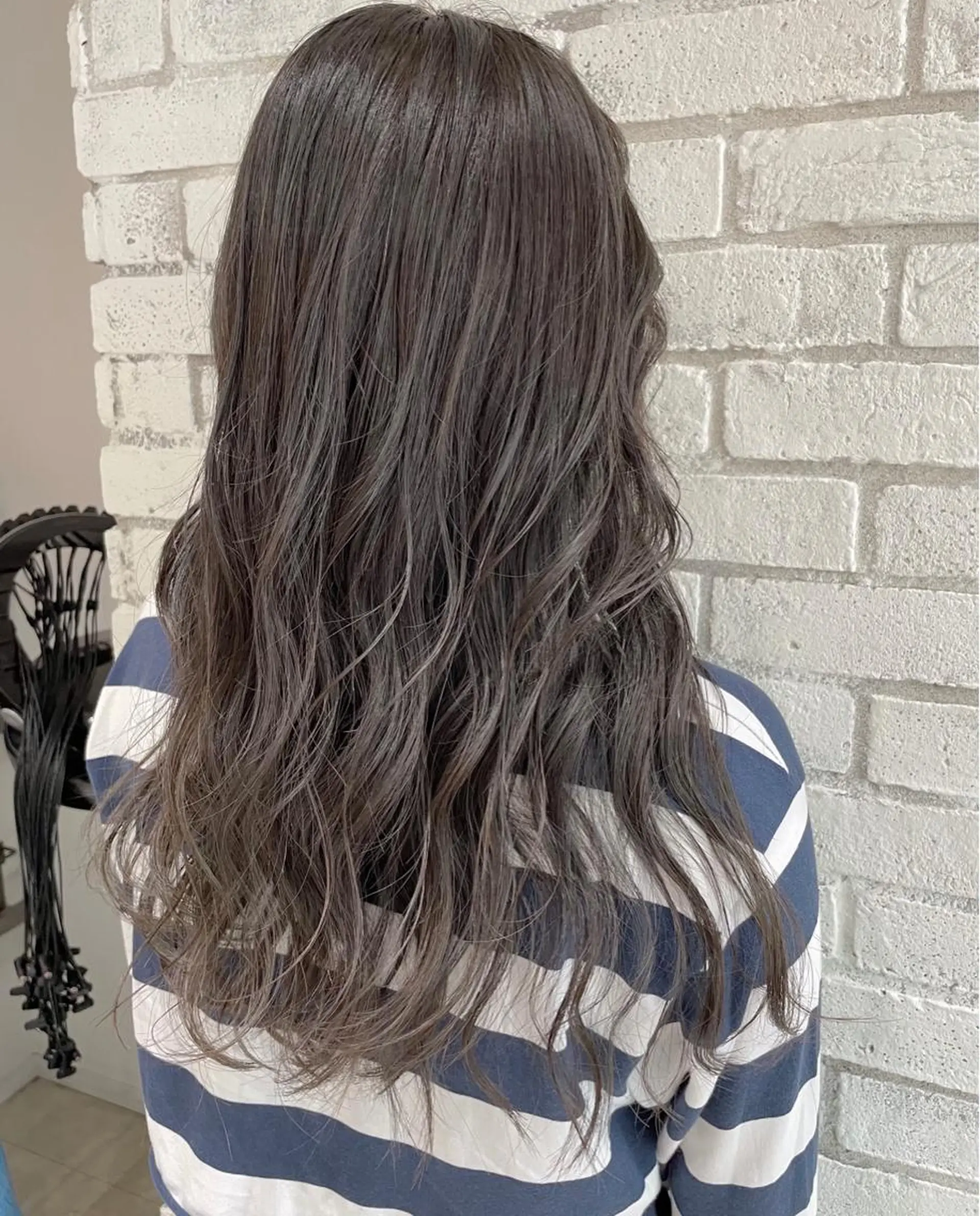 ロング カラー アディクシーカラー 透明感カラー グレージュ ヘアカラー 🌿ニュアンスヘア 🌿福田沙也加のヘアスタイル