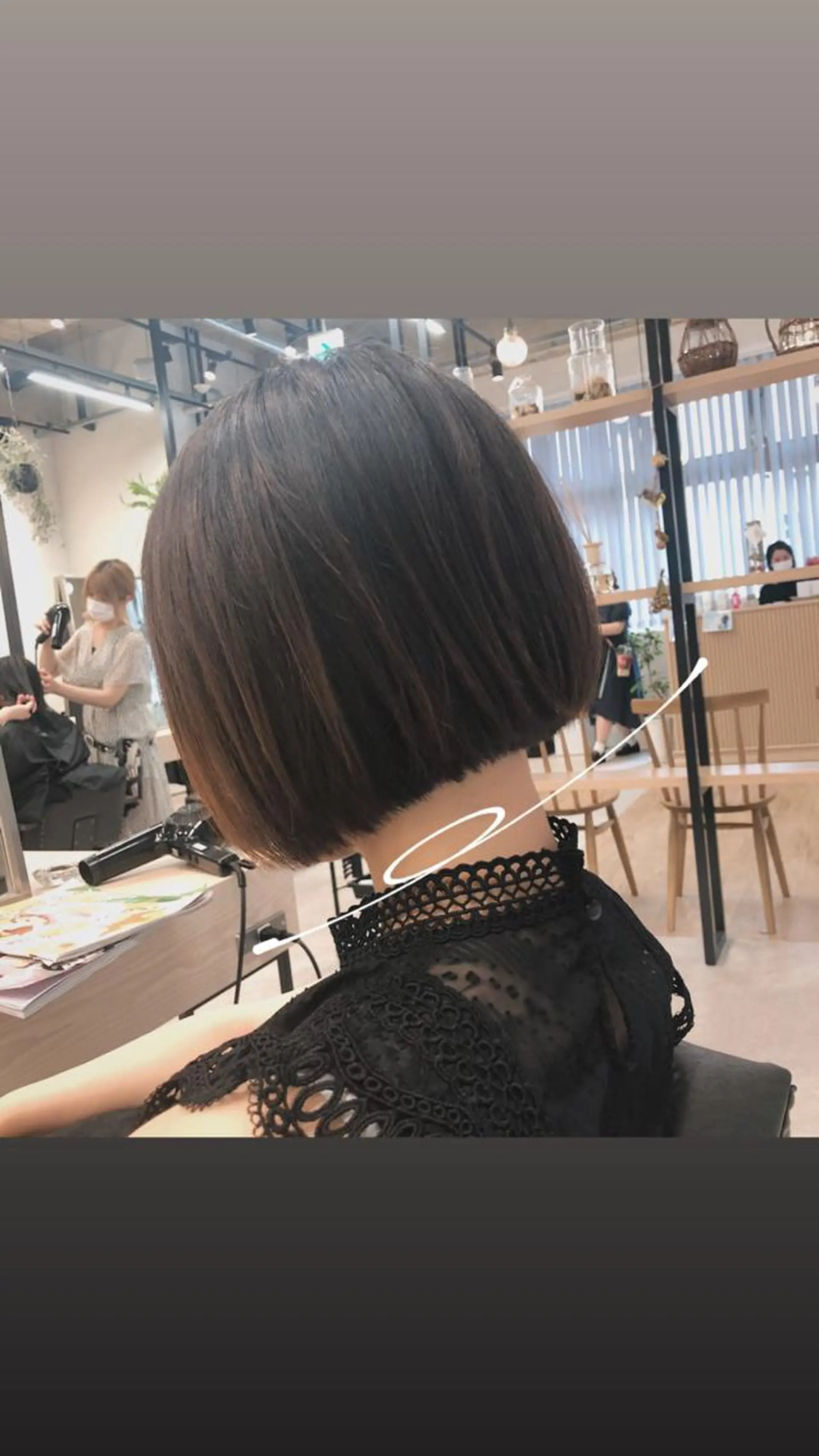 ショート ボブ トリートメント ノツコウダイ /ぱつっとボブのヘアスタイル