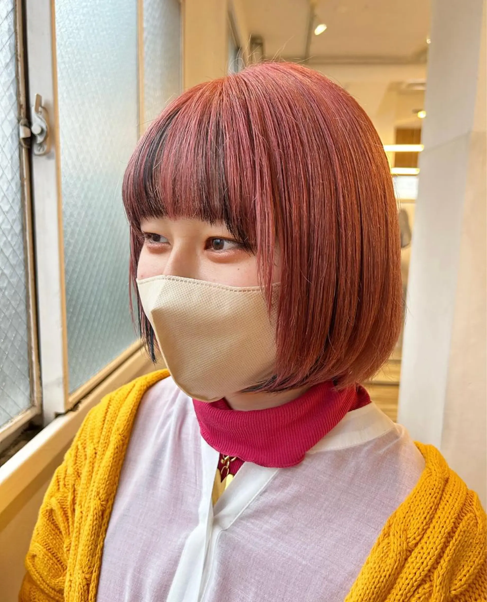 ショート ヘアカラー ゆうき あすかのヘアスタイル