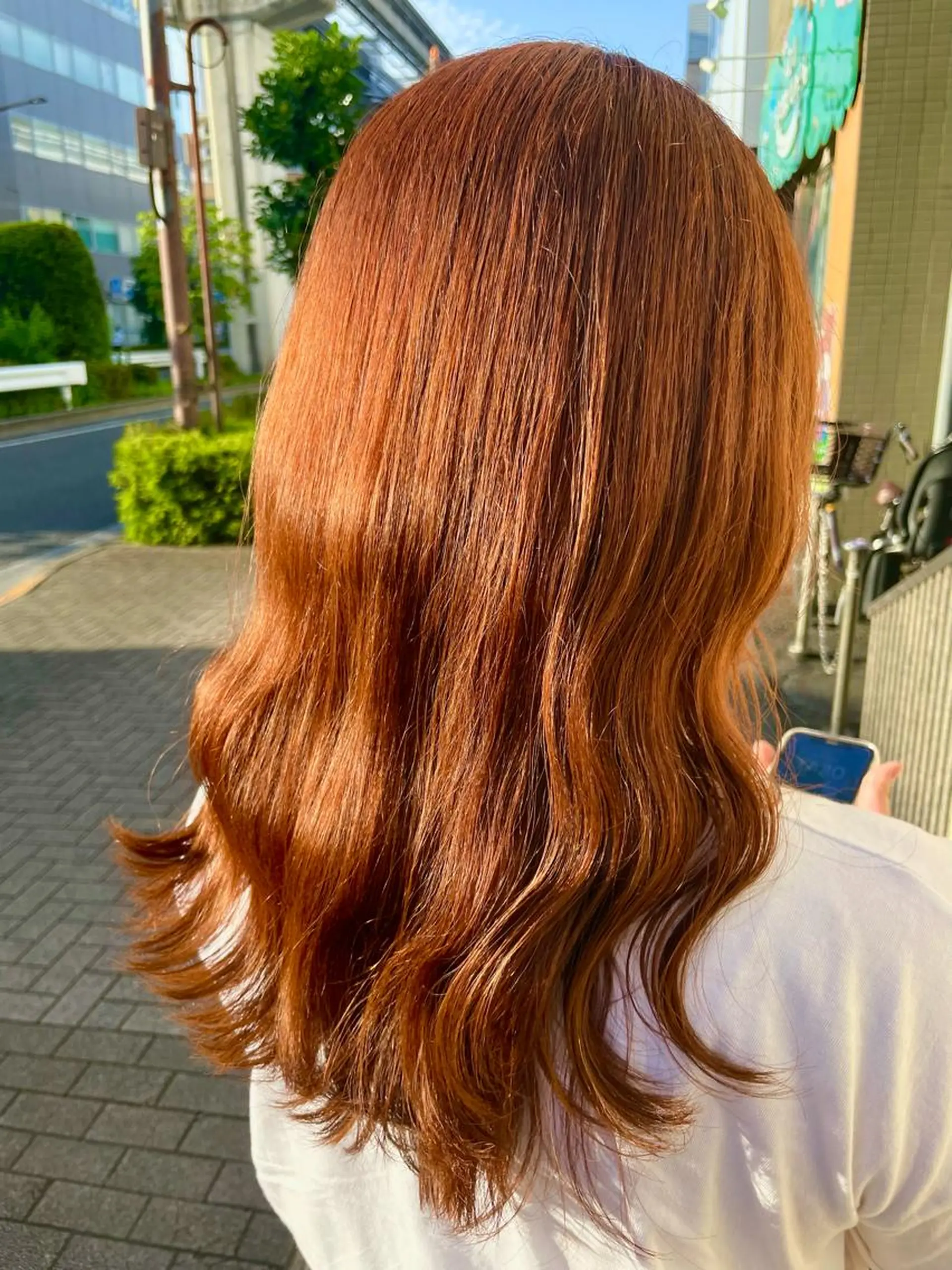 セミロング カラー カット ヘアカラー トリートメント NAKAMURA 🦋のヘアスタイル