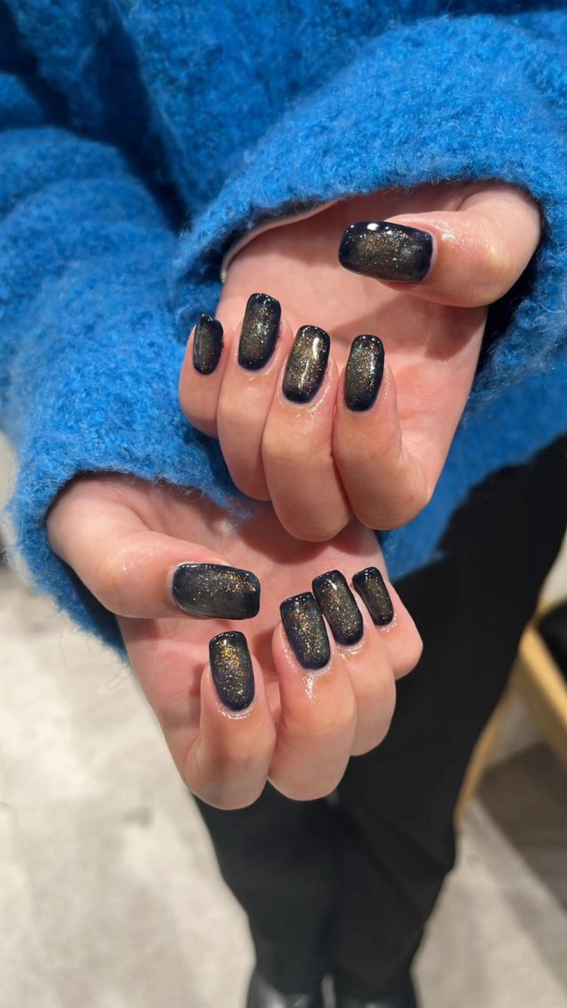 ネイル ウルフ.クロスパーマ 🖤RYOKAのヘアスタイル