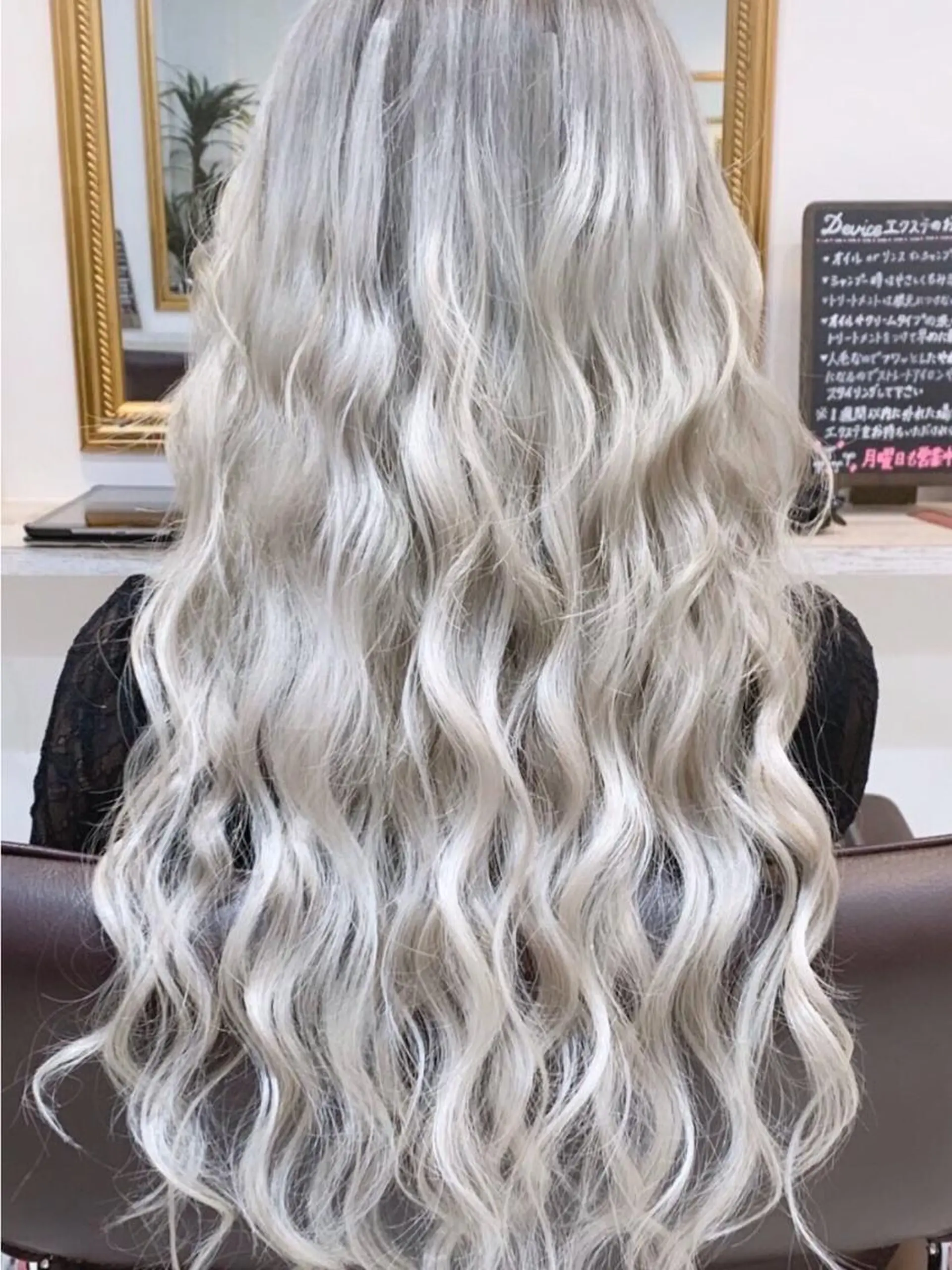 ロング カラー パーマ ヘアアレンジ エクステ地域最安値★ Device梅田のヘアスタイル