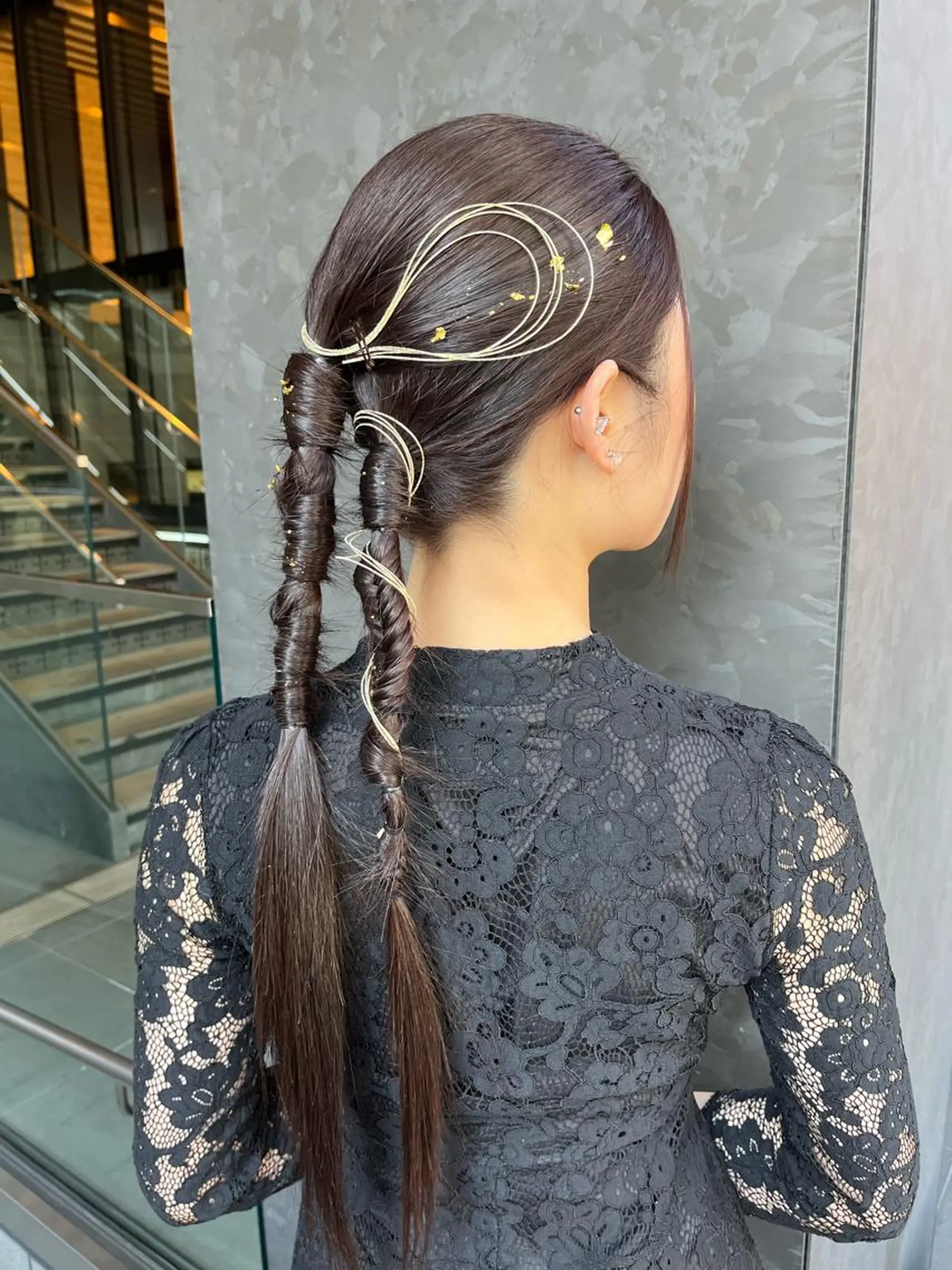 ロング ヘアアレンジ 🤍山田 侑佳🤍のマツエク・マツパデザイン