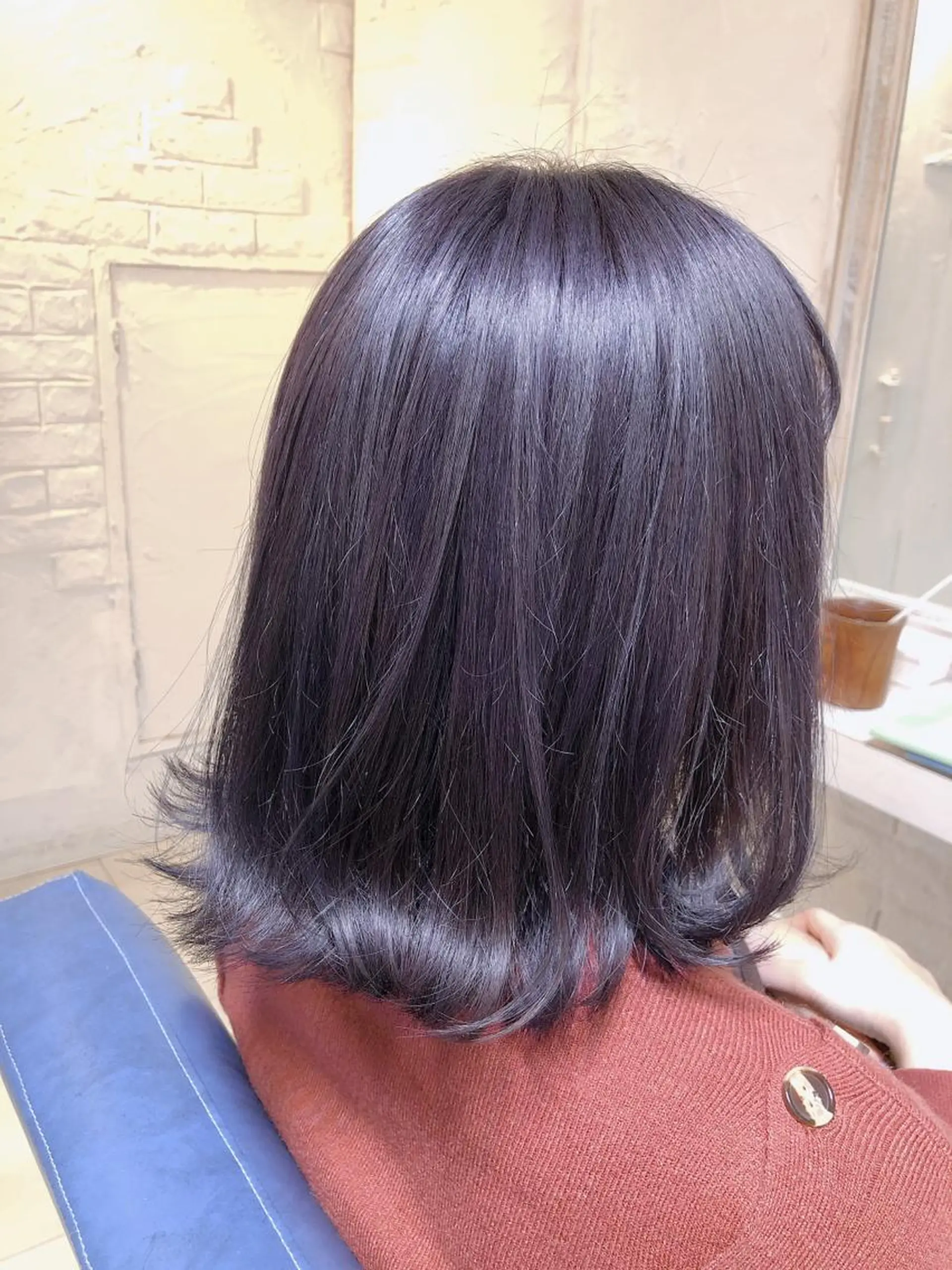 ミディアム カラー パープルカラー ヘアカラー uros.所属・メンズパーマ/ エクステ🌞セナのヘアスタイル