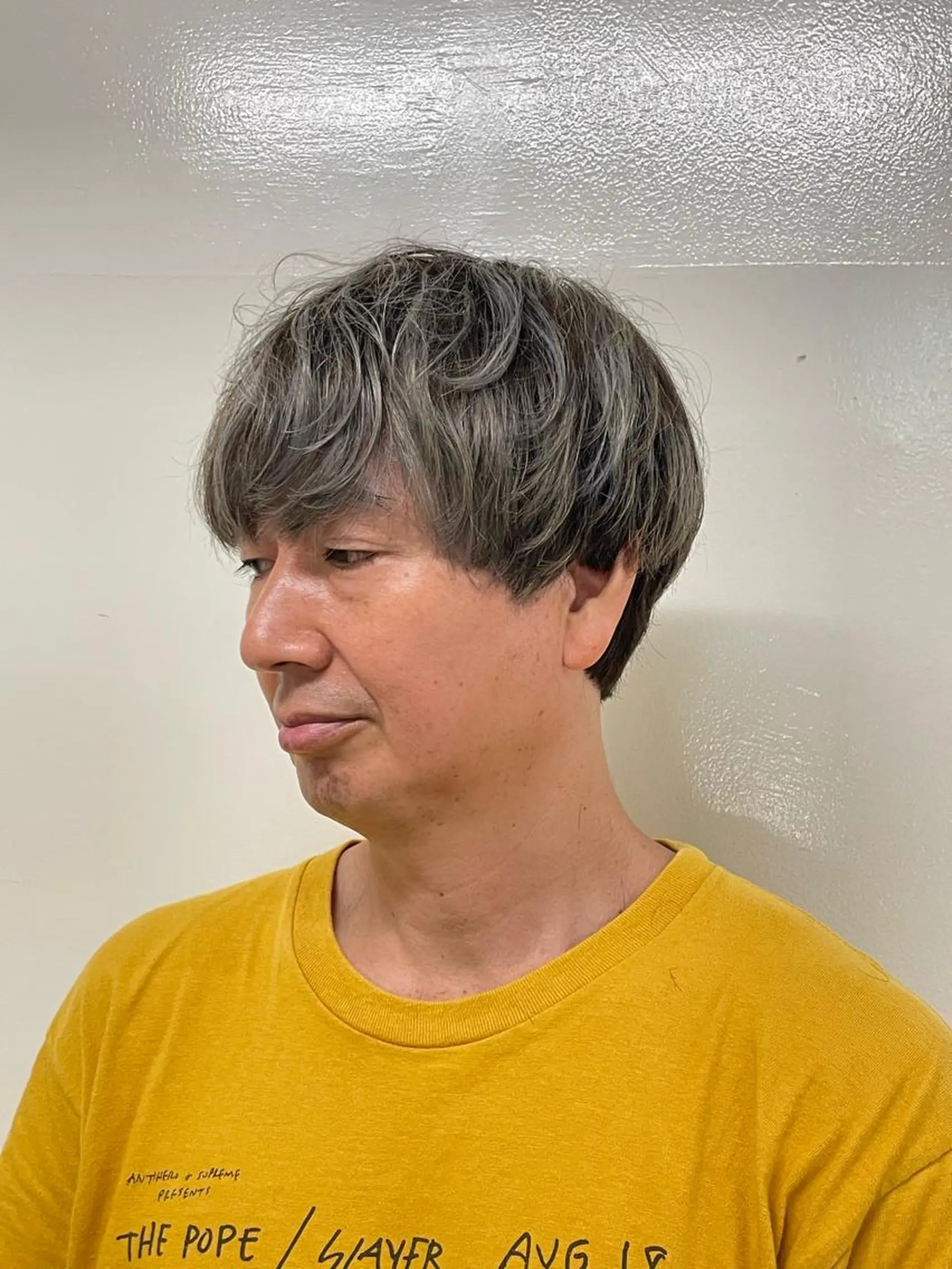ショート カラー メンズ メンズハイライト ハイライトカラー ハイライト YOSHIZAWA Inc. PREMIUM   築地店所属・爲清 葵のヘアスタイル