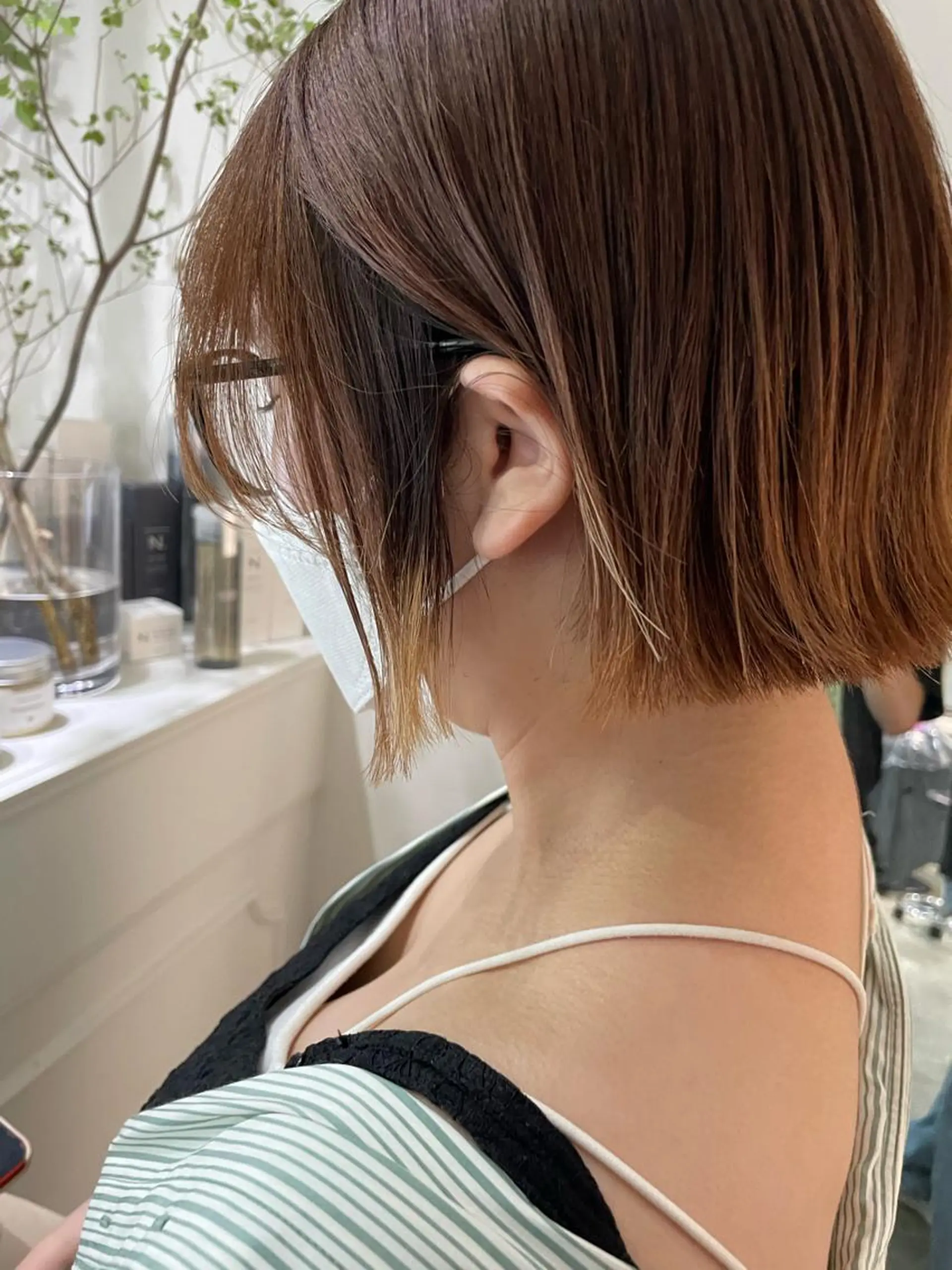 ショート カラー ハイトーンボブ美容師 /馬場 翼のヘアスタイル