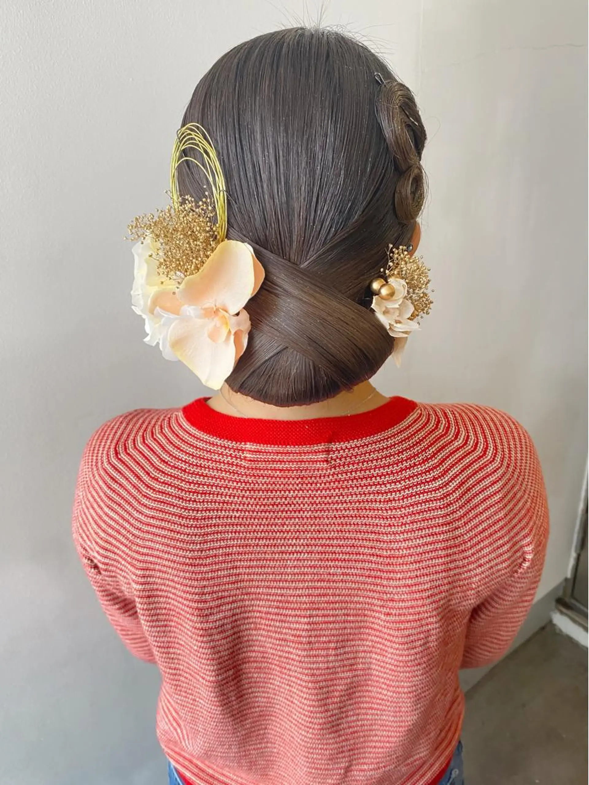 ヘアアレンジ 成人式 卒業式のヘアスタイル 🌟アレンジが似合う カラー🌟Rumiのヘアスタイル