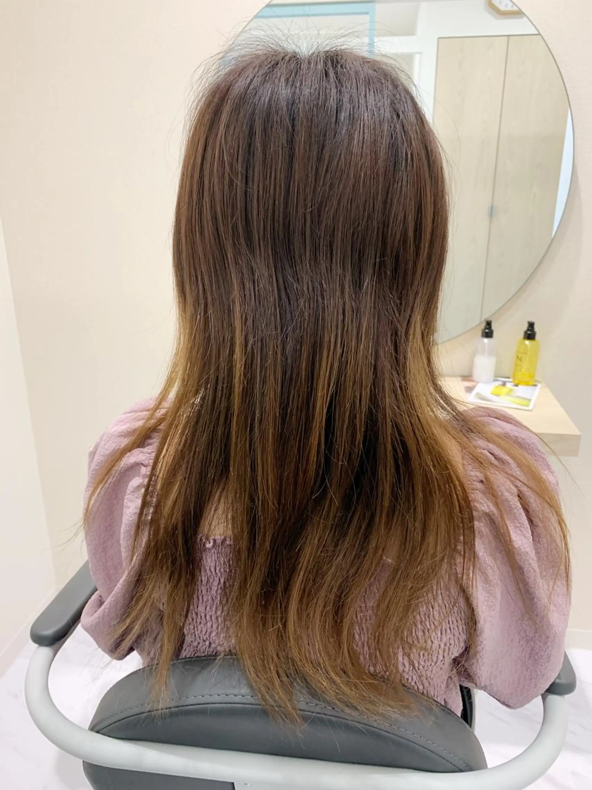 ミディアム カット ヘアカラー トリートメント 丹野 圭太のヘアスタイル