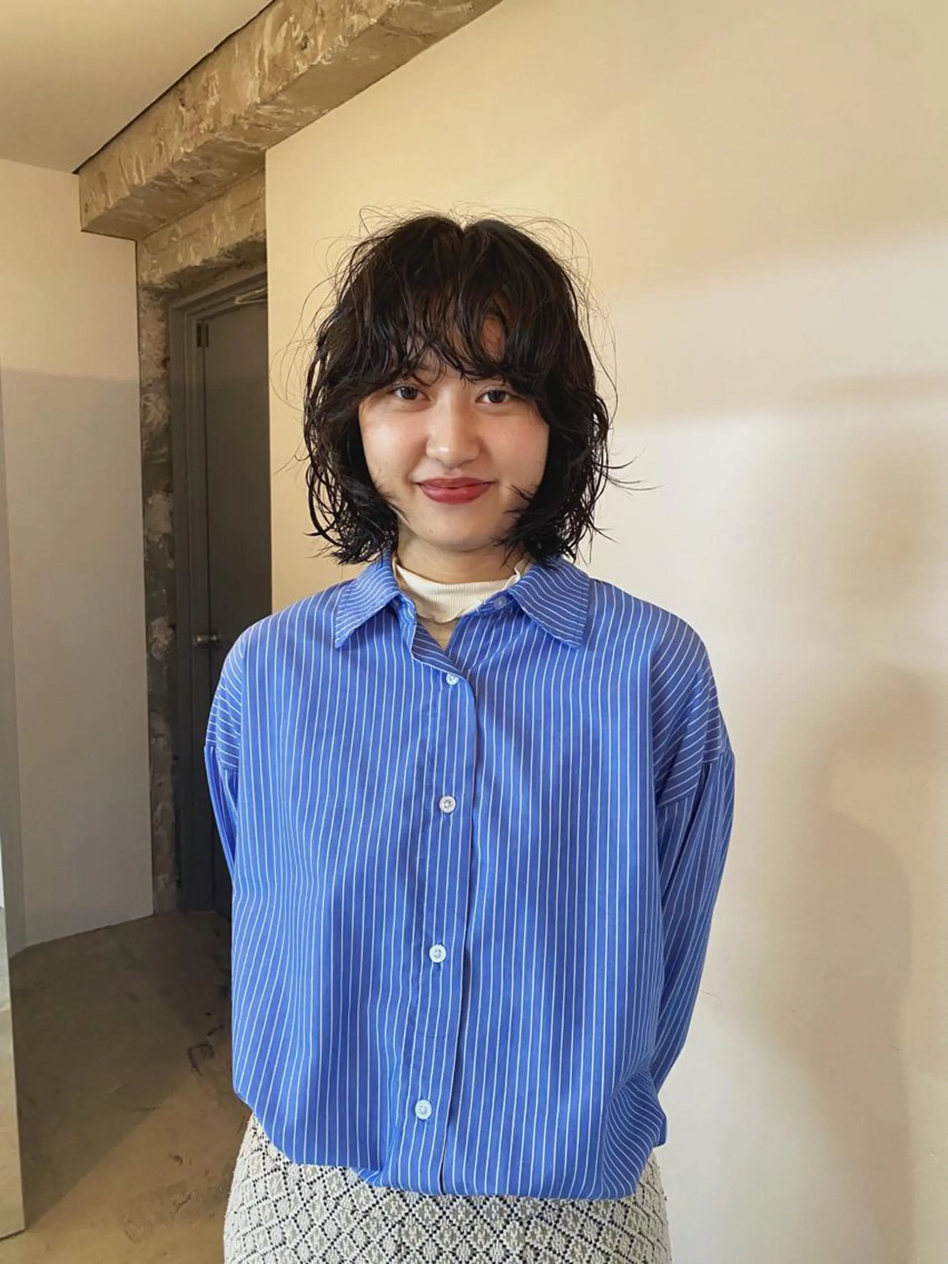 ミディアム カット パーマ GATTACA所属・KEI gattacaのヘアスタイル