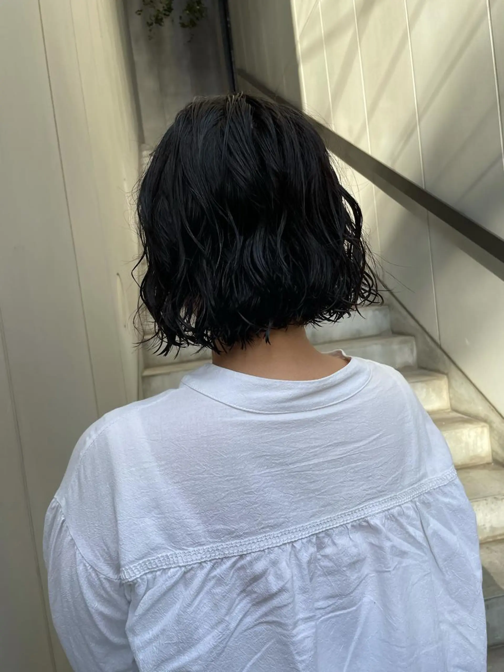 ミディアム パーマ キッズ カット パーマ トリートメント オトナヘア🌿 harukaのヘアスタイル