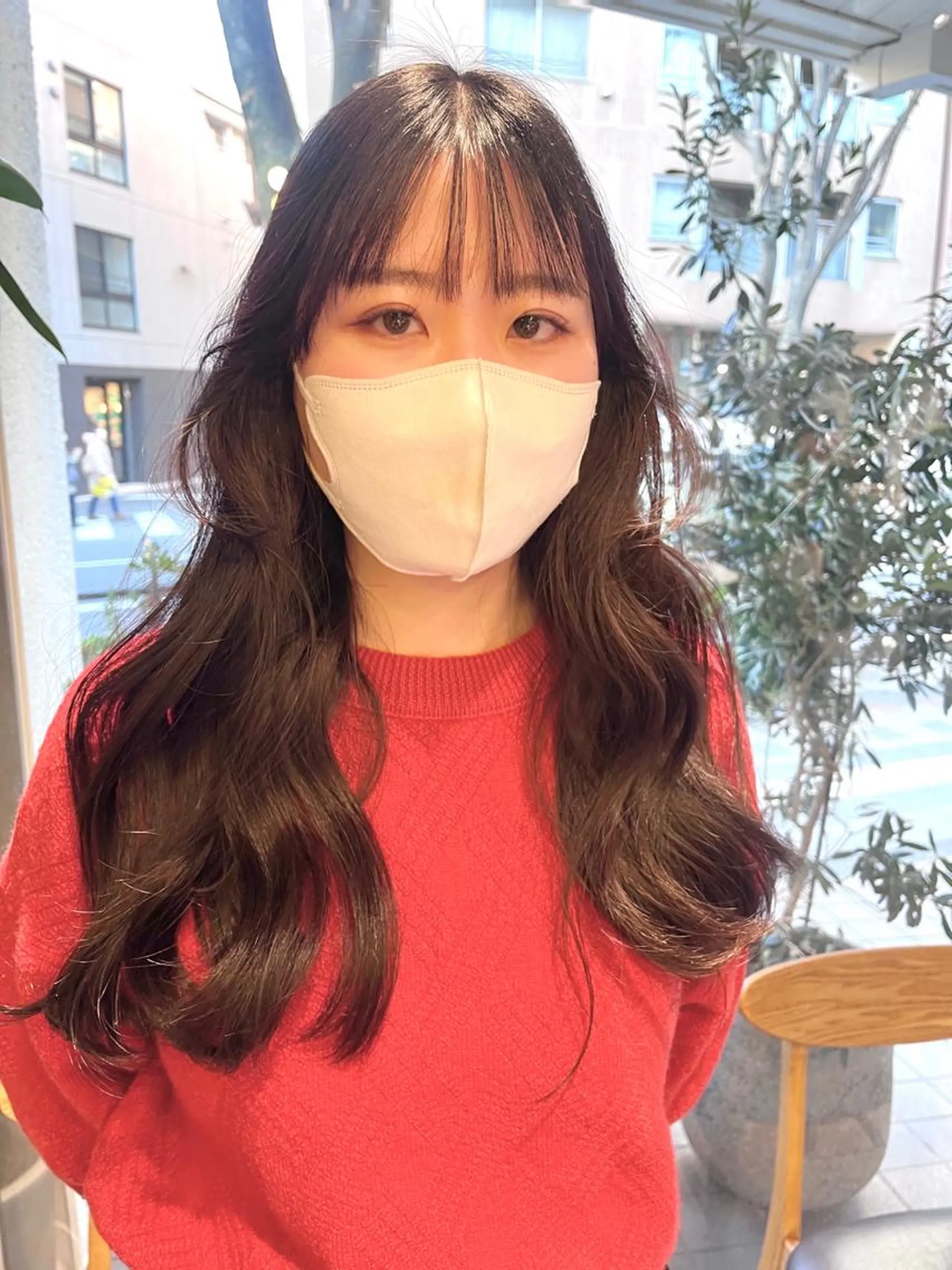 ロング カット ano @anomukuiのヘアスタイル