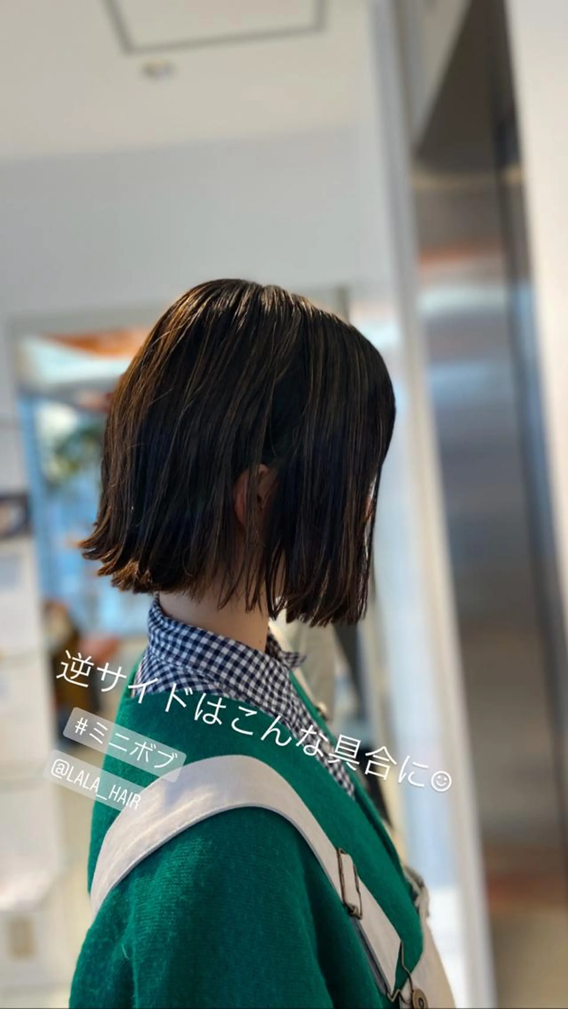 ショート カラー ヘアアレンジ ボブ 外ハネヘア eddie所属・高岡 秀和のその他イメージ