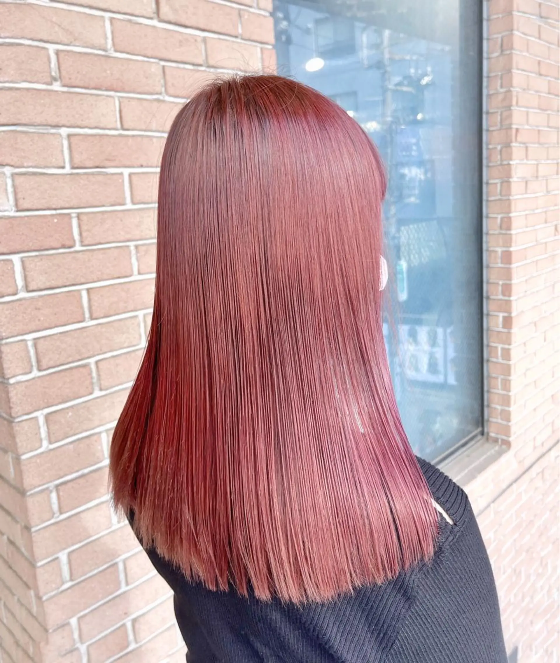 ロング カラー ヘアアレンジ ボルドーカラー ピンクカラー ヘアカラー ピンクカラー🩷 ヘアセットＮＯ.1のヘアスタイル