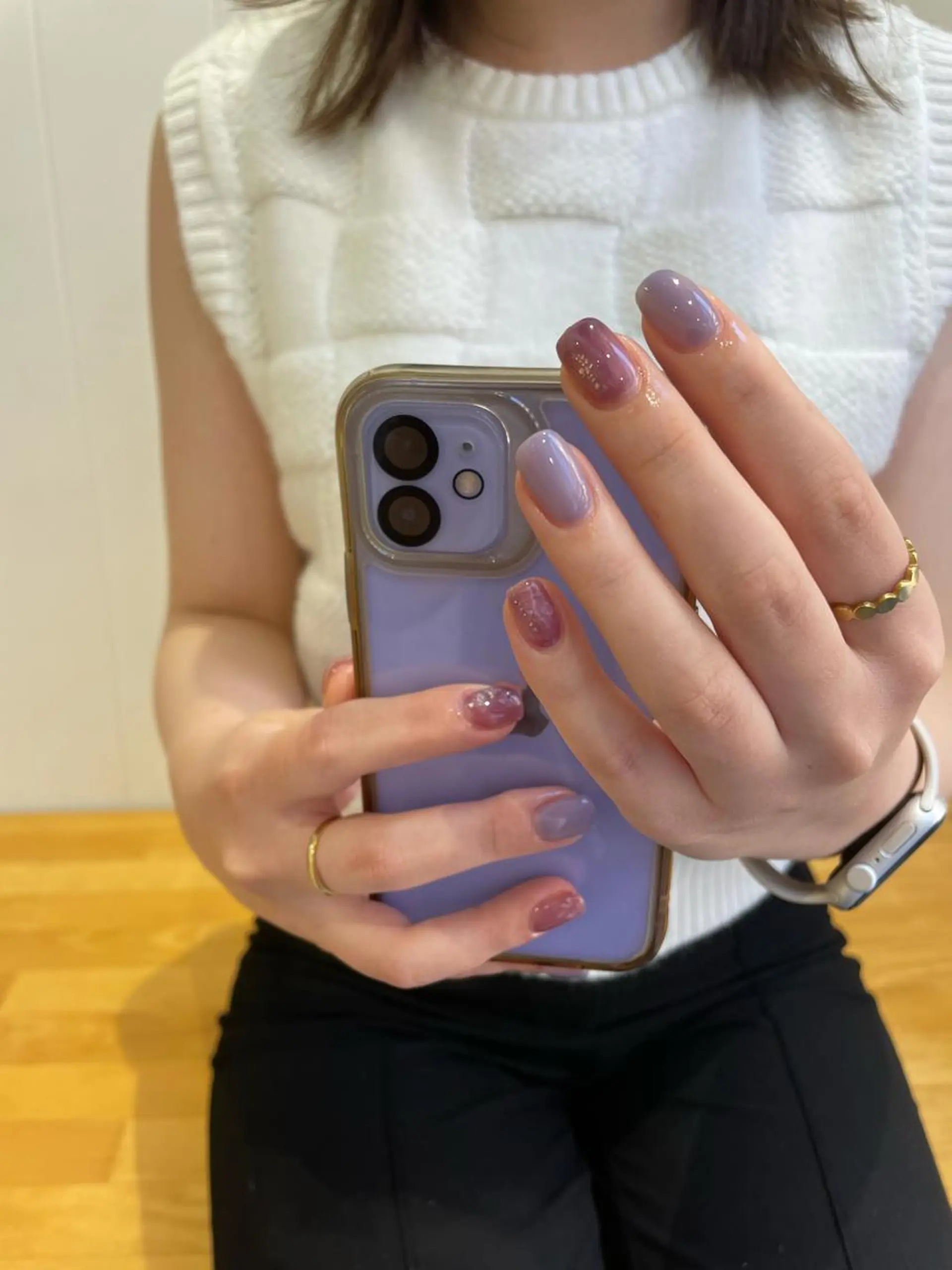 ネイル ハンドネイル 𝐚𝐲𝐚𝐤𝐚 ✻のネイルデザイン