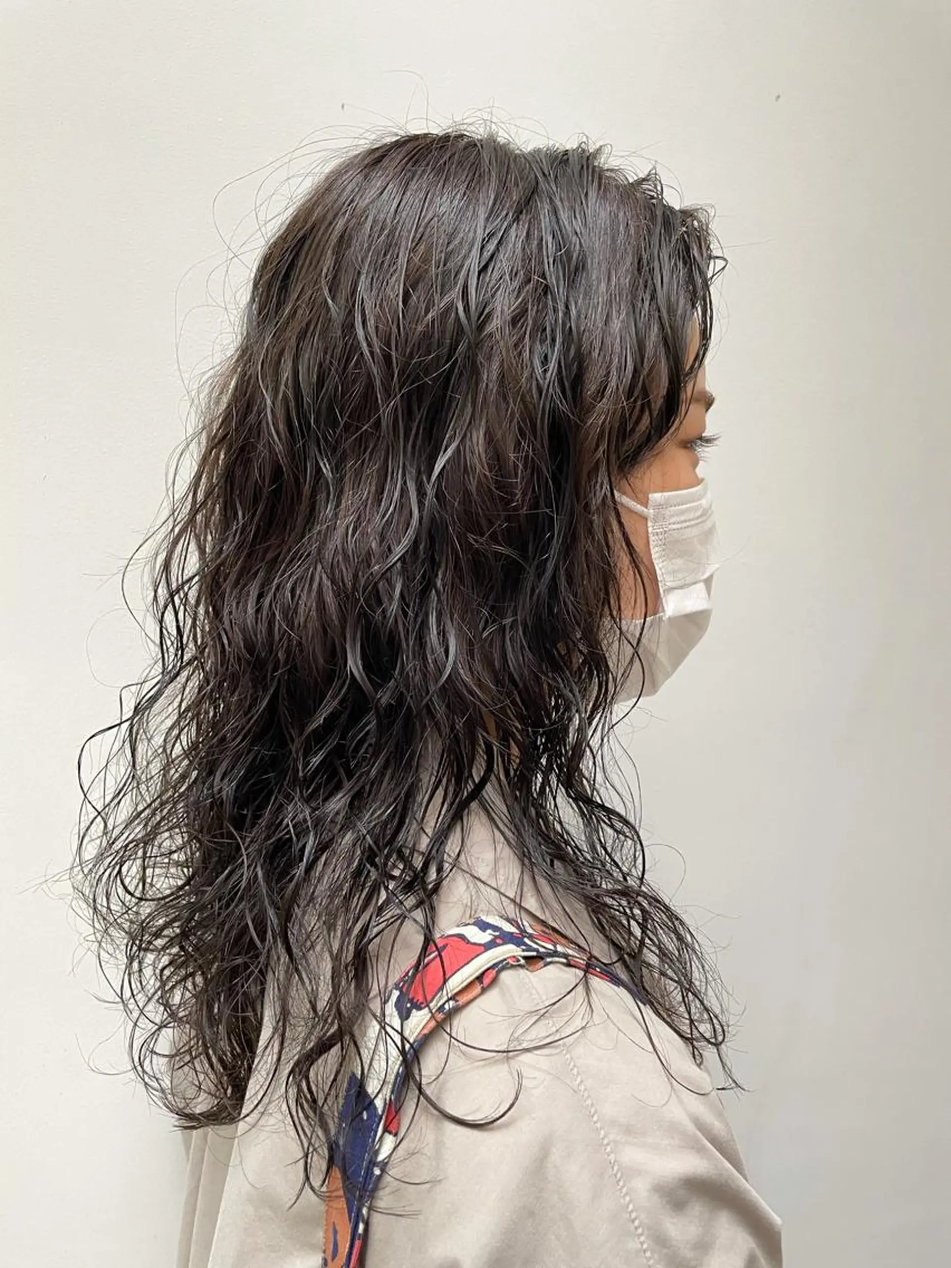ミディアム パーマ ヘアアレンジ ミディアムパーマ g  hair design所属・土屋 紗也果のヘアスタイル