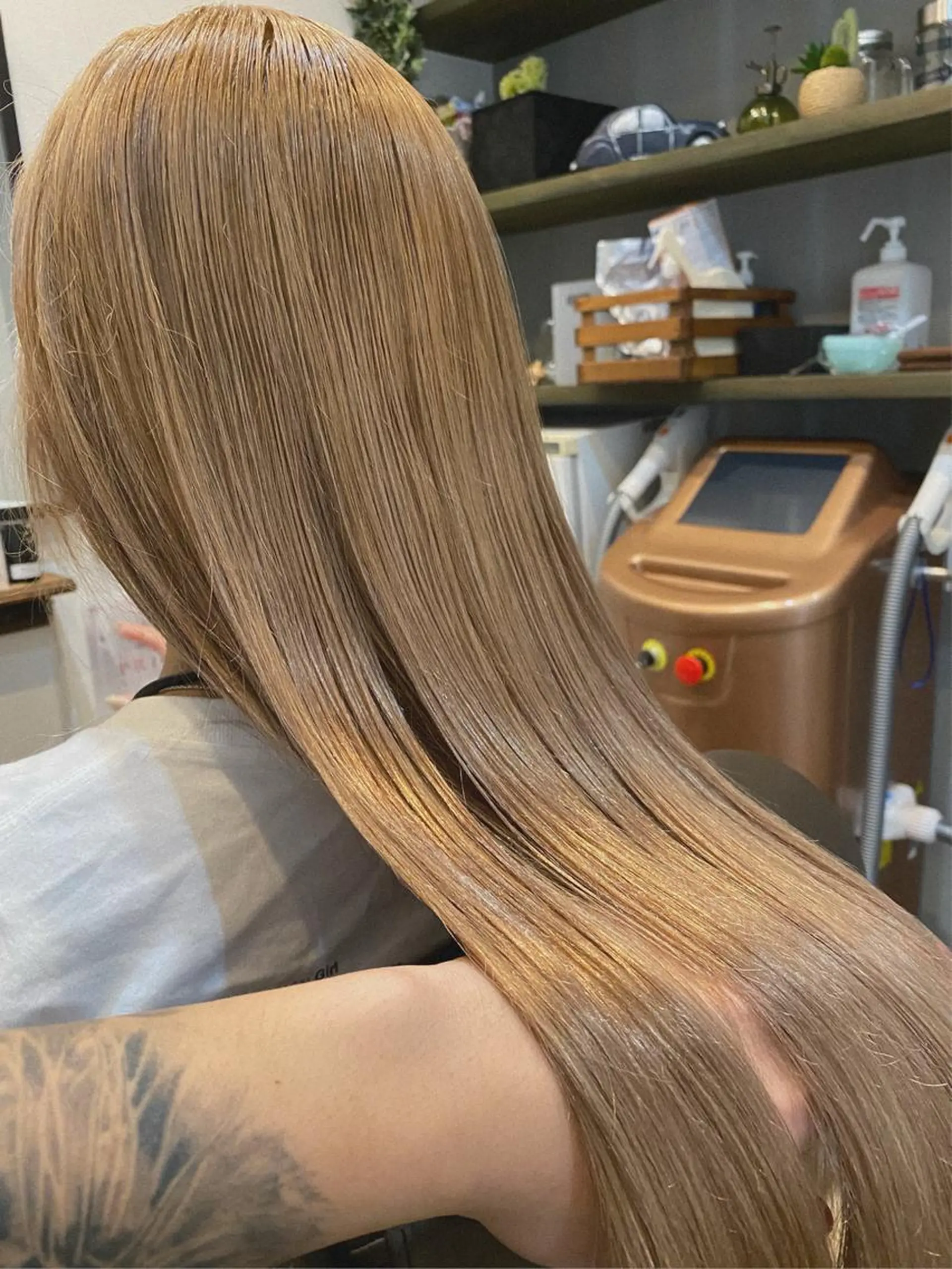 ロング カラー RIRŪA所属・プルシールエクステ ちゃきのヘアスタイル