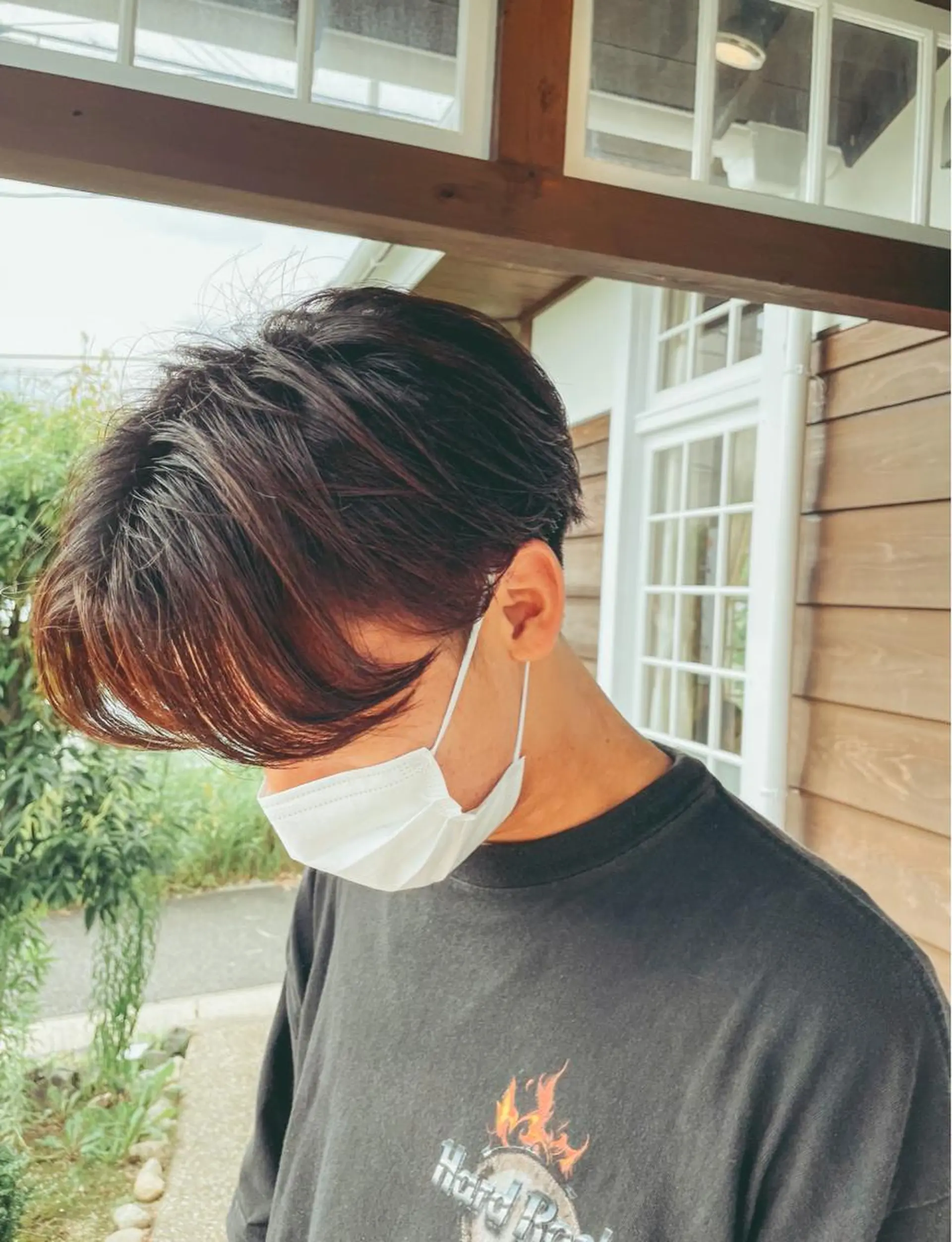 メンズ センターパート 吉田 浩太郎のヘアスタイル