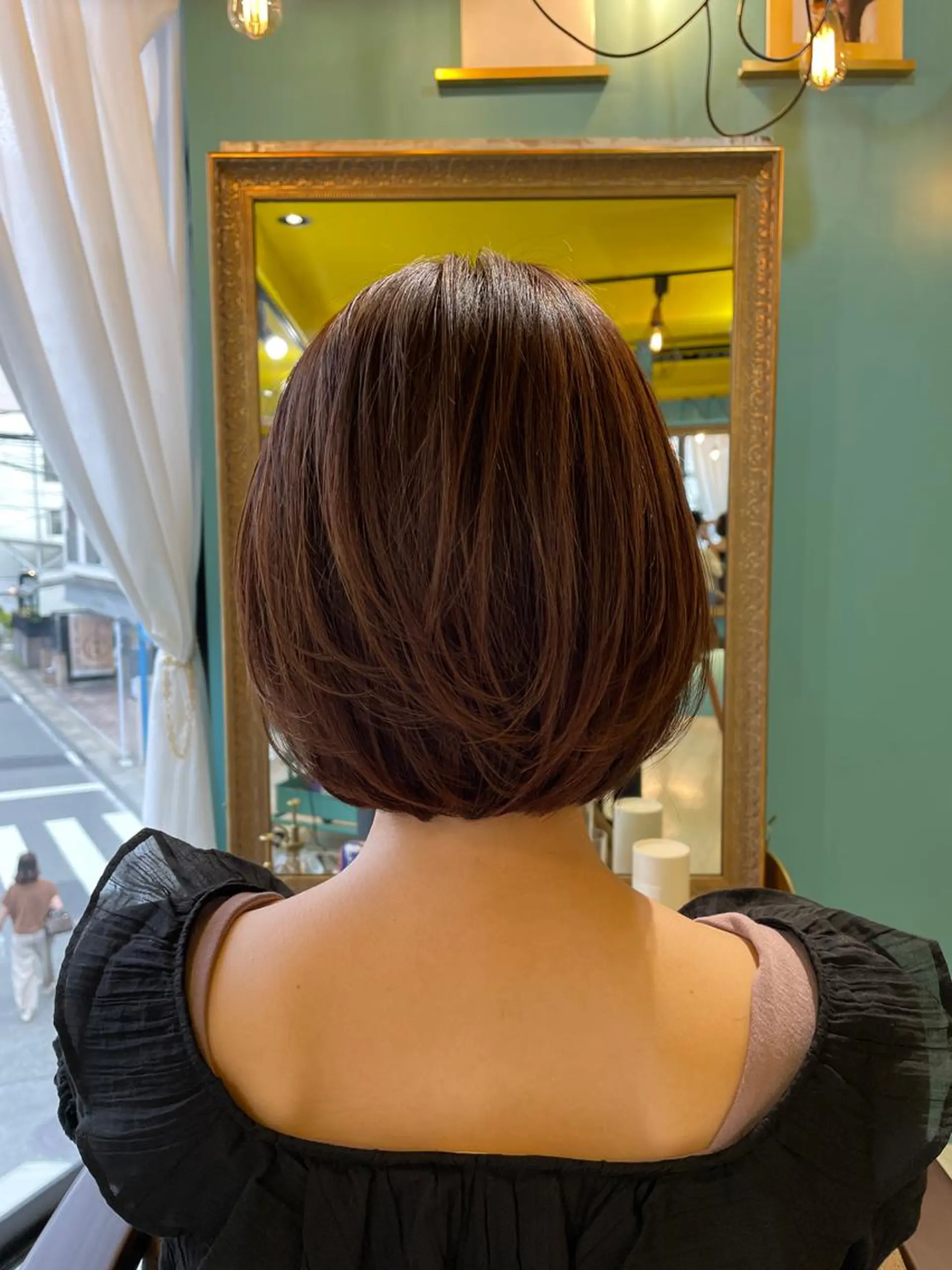 ショート ボブ カット ヘアカラー トリートメント Share  Salon  Reco【GARDEN】所属・末石 智のヘアスタイル