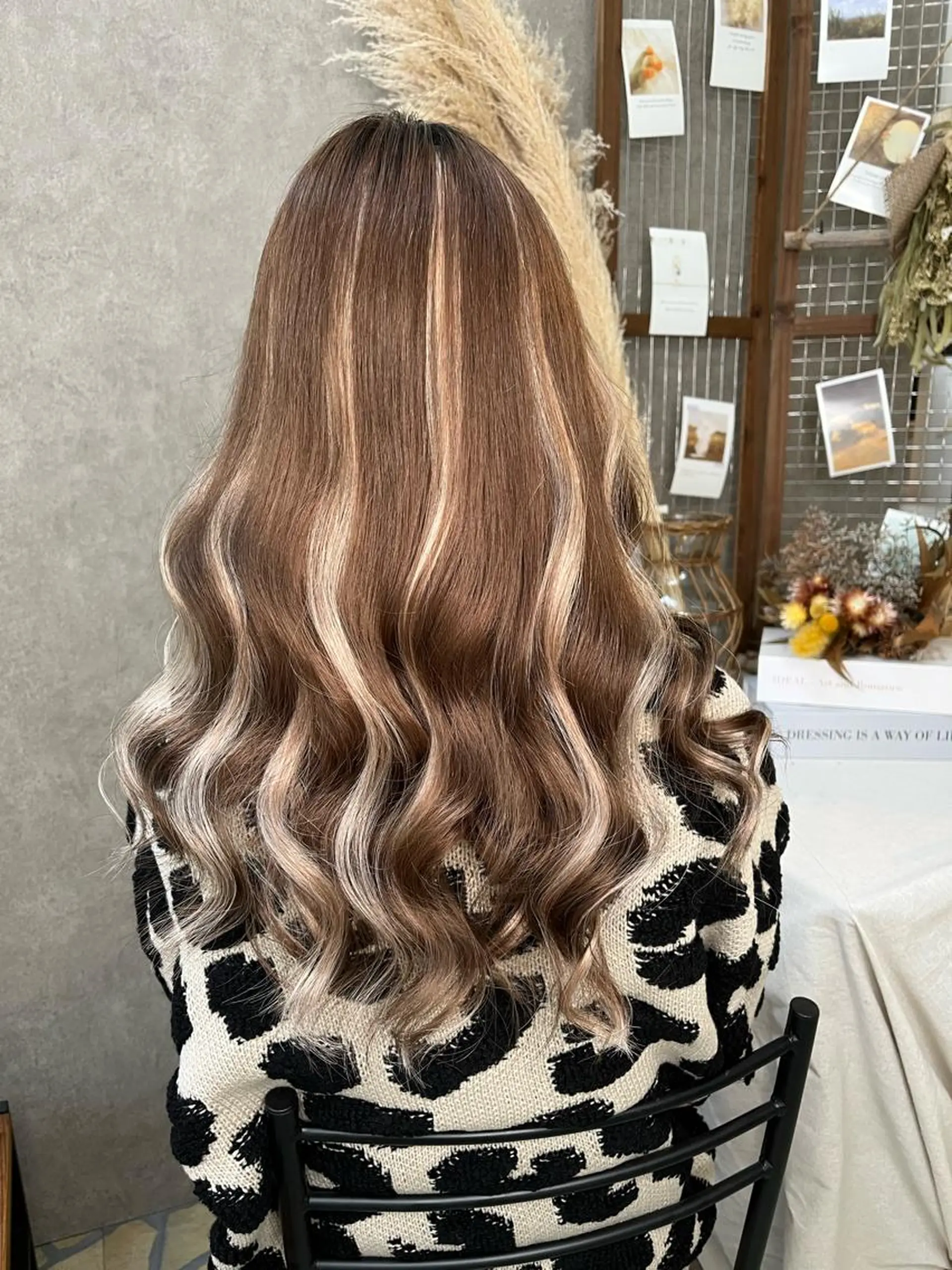 ロング エクステ ハイライト エクステ 吉田 大介のヘアスタイル