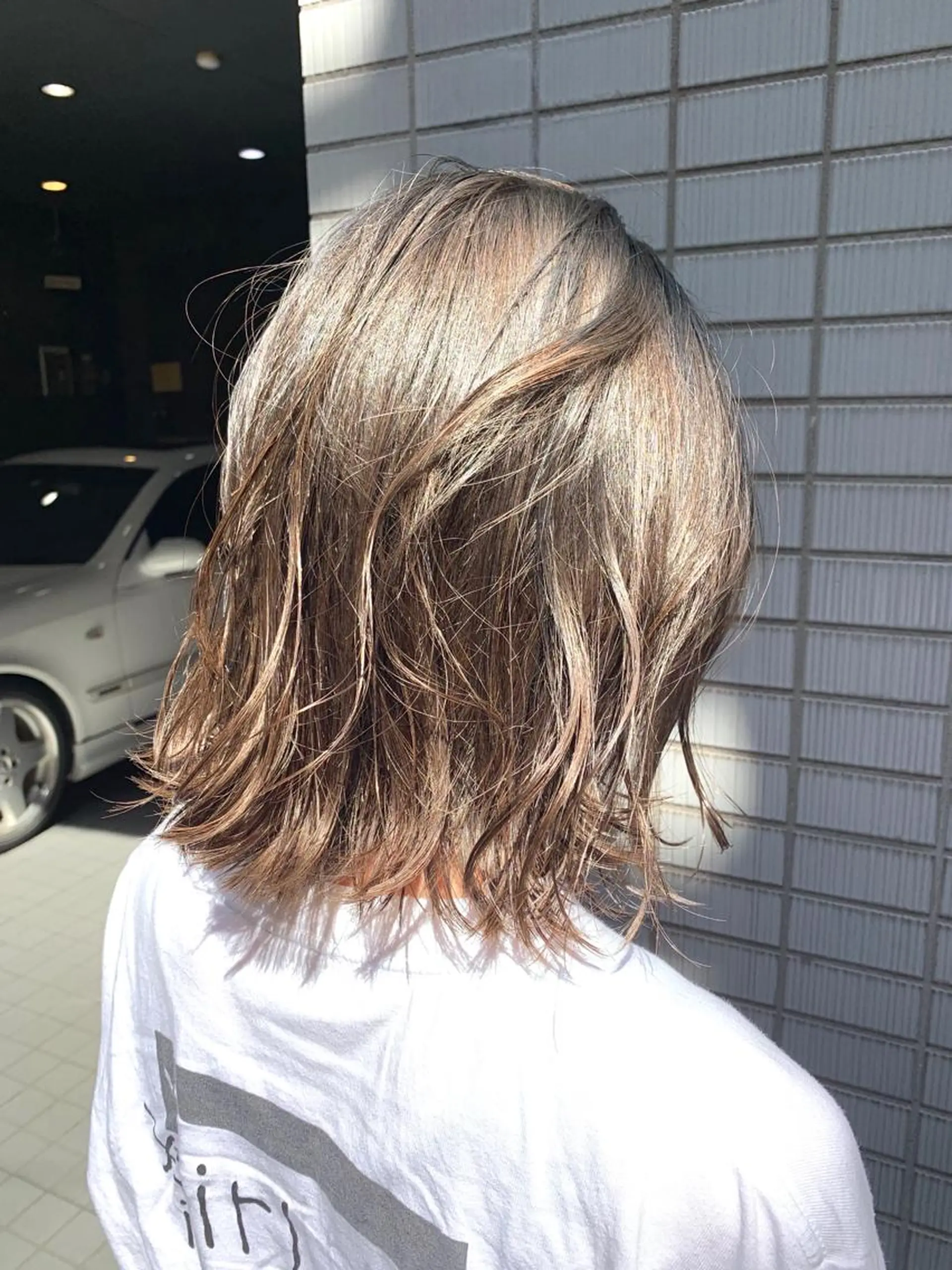 ミディアム カラー カット ヘアカラー トリートメント 酸性ストレート/ブリ ーチなし/中村 匠のヘアスタイル