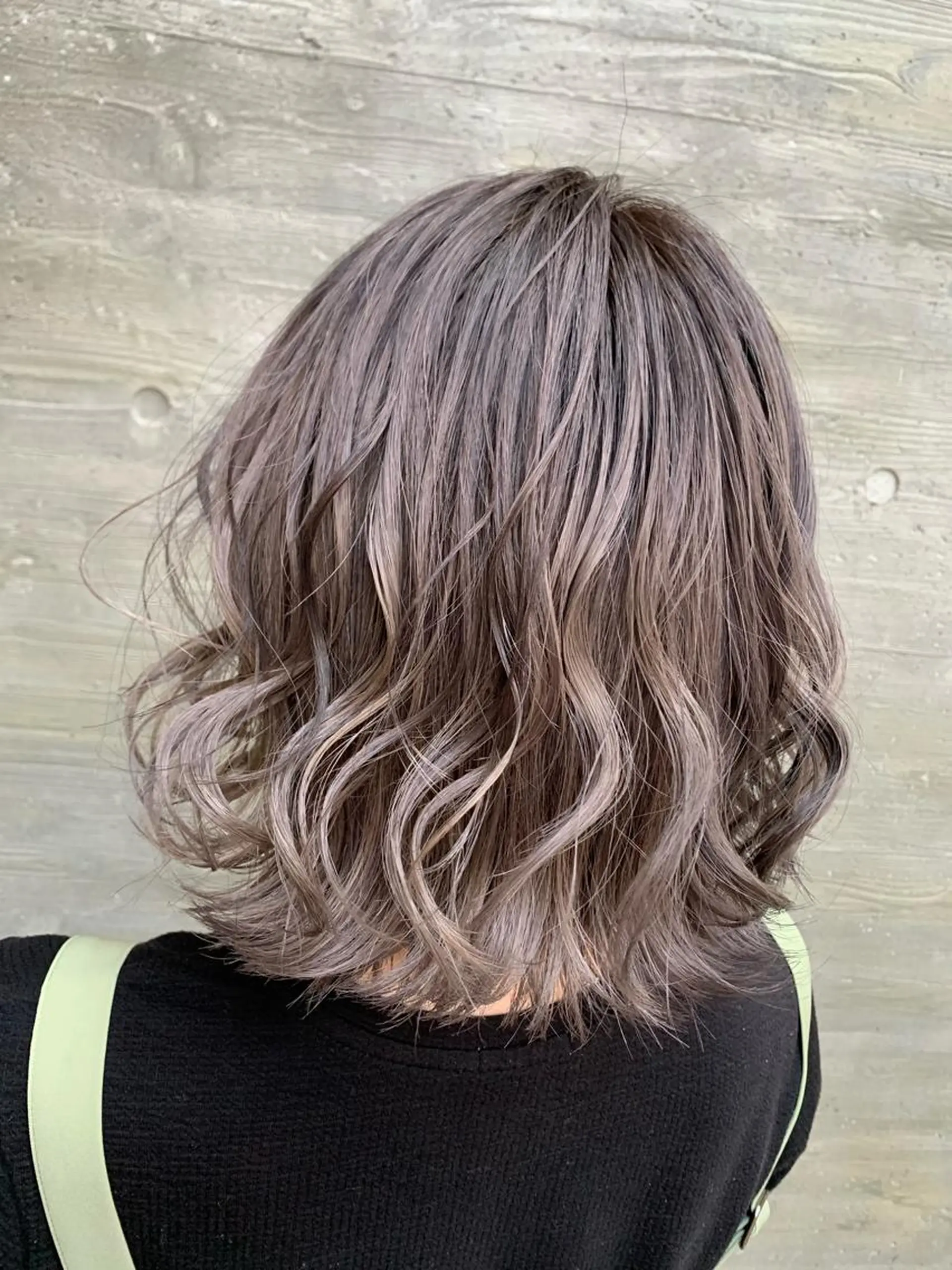 ミディアム カラー ヘアカラー トリートメント 天野 開のヘアスタイル